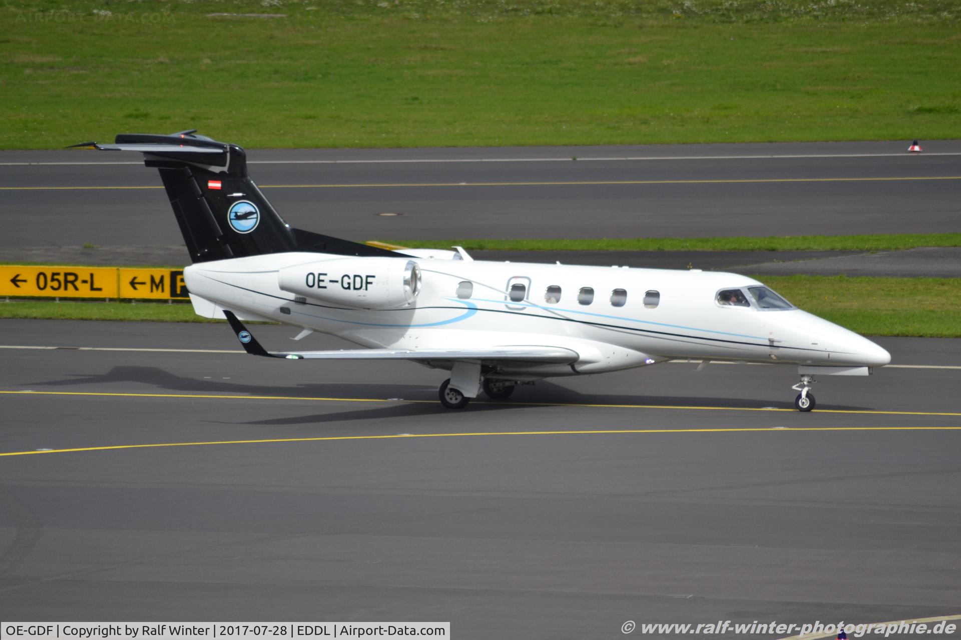 OE-GDF, 2015 Embraer EMB-505 Phenom 300 C/N 50500325, Embraer Phenom 300 EMB-505 - SPG Speedwings Executive Jet GmbH - 50500325 - OE-GDF - 28.07.2017 - DUS
