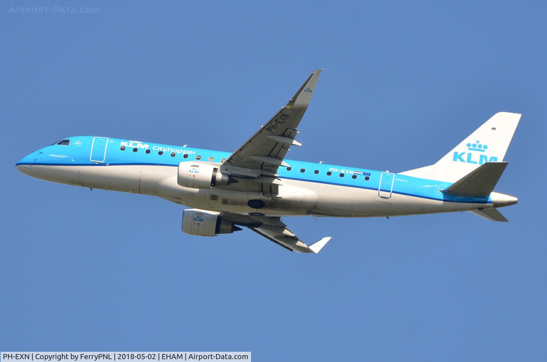 PH-EXN, 2017 Embraer ERJ-175STD (ERJ-170-200) C/N 17000659, KLM Cityhopper ERJ175