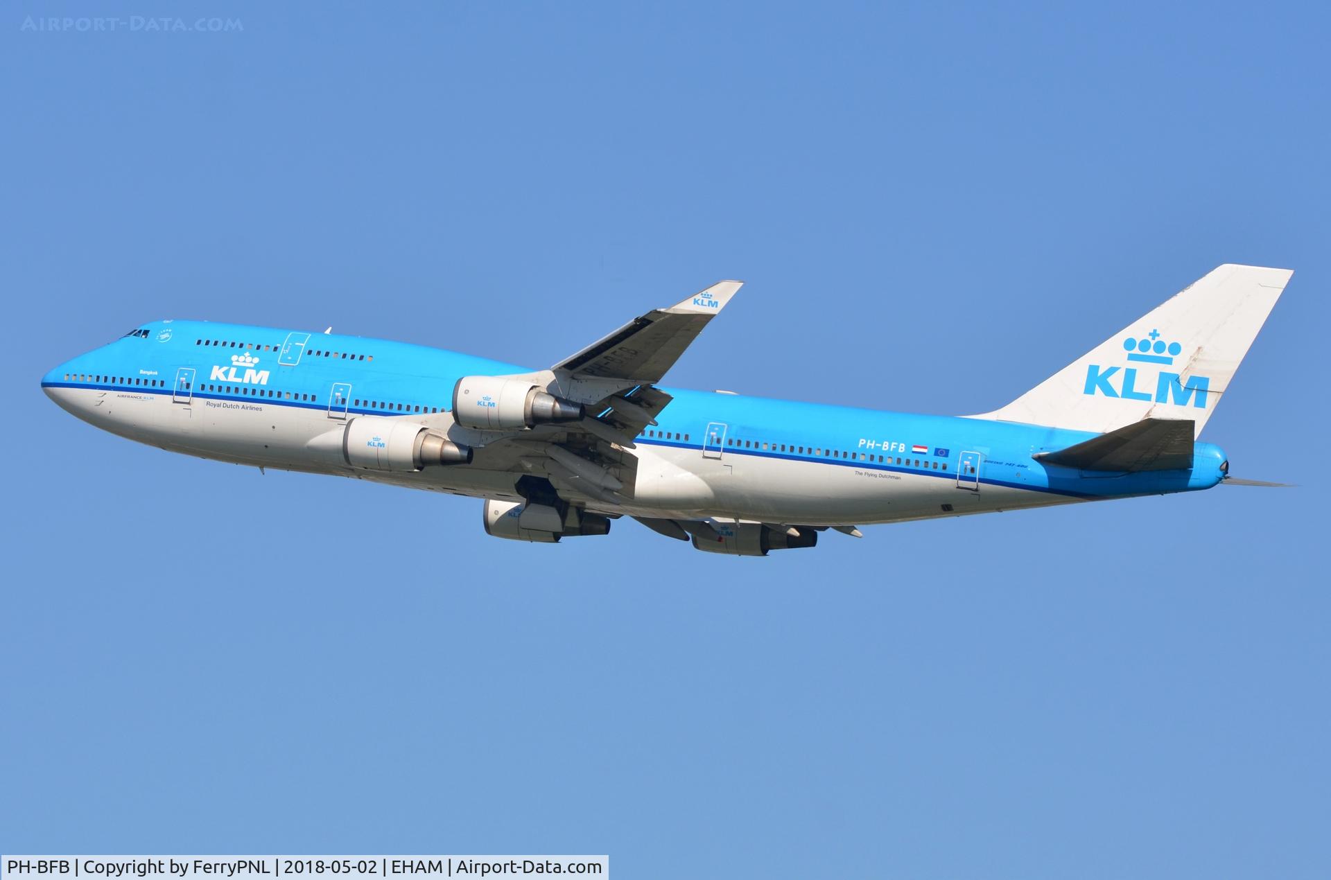 PH-BFB, 1989 Boeing 747-406 C/N 24000, KLM B744