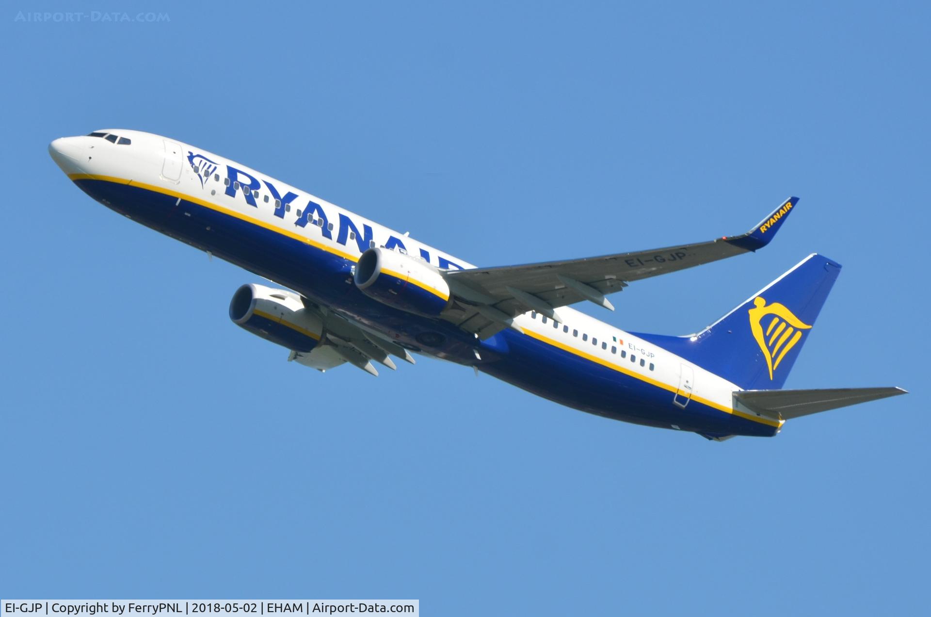 EI-GJP, 2018 Boeing 737-8AS C/N 44834, Delivered less than 2 weeks ago, Ryanair B738