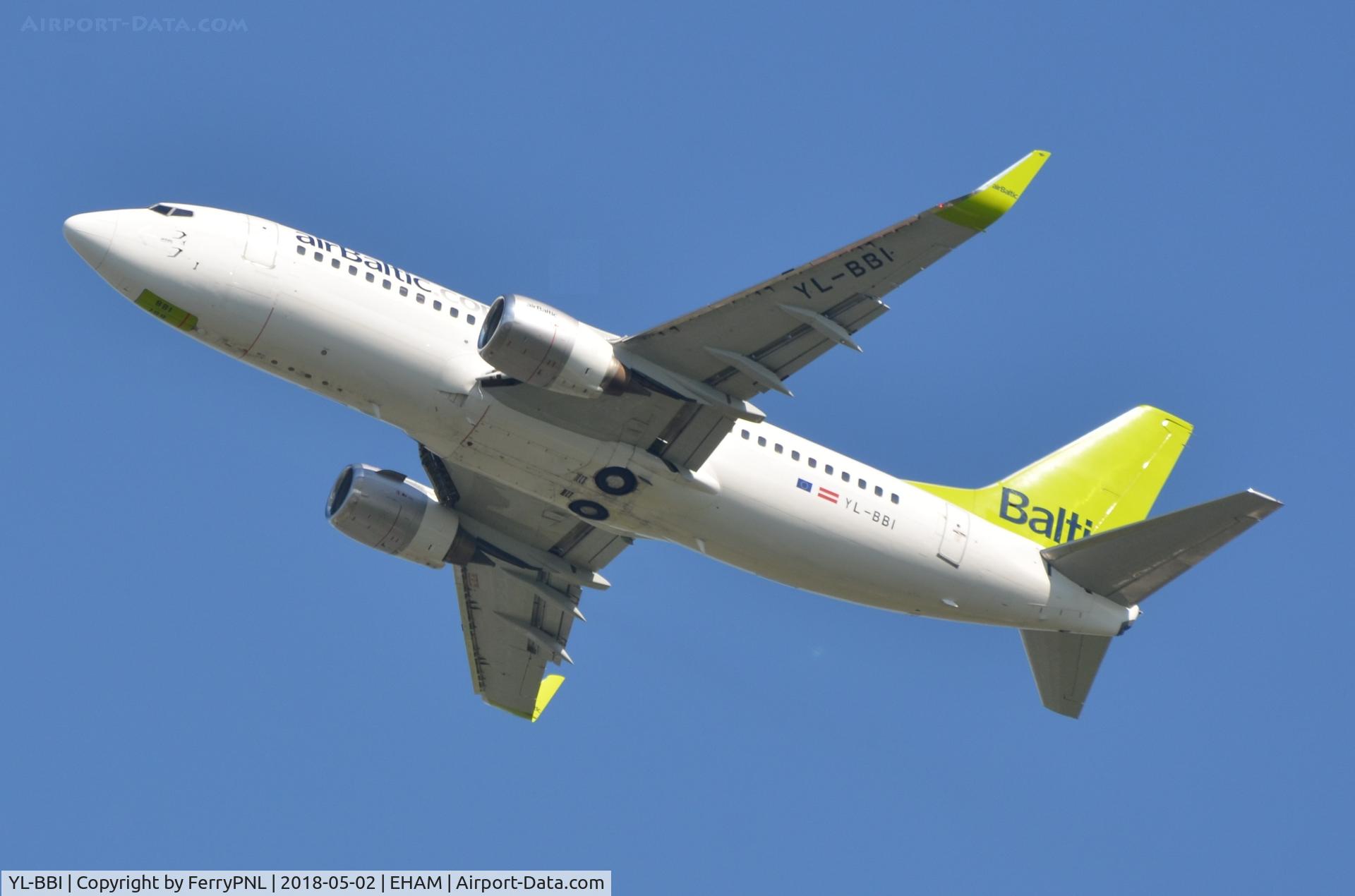 YL-BBI, 1995 Boeing 737-33A C/N 27454, Baltic B733