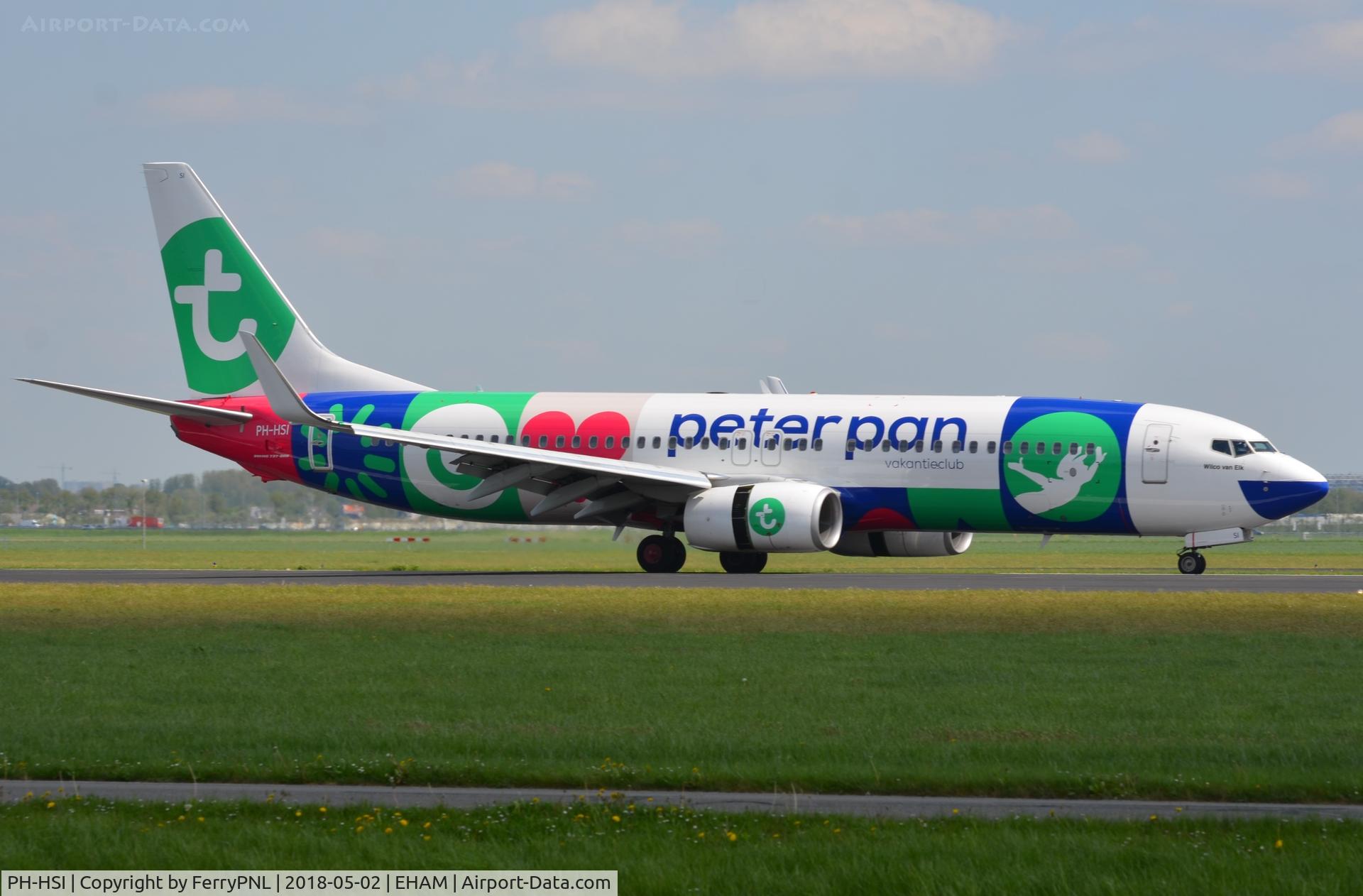 PH-HSI, 2013 Boeing 737-8K2 C/N 42148, Arrival of Transavia's Peter Pan B738