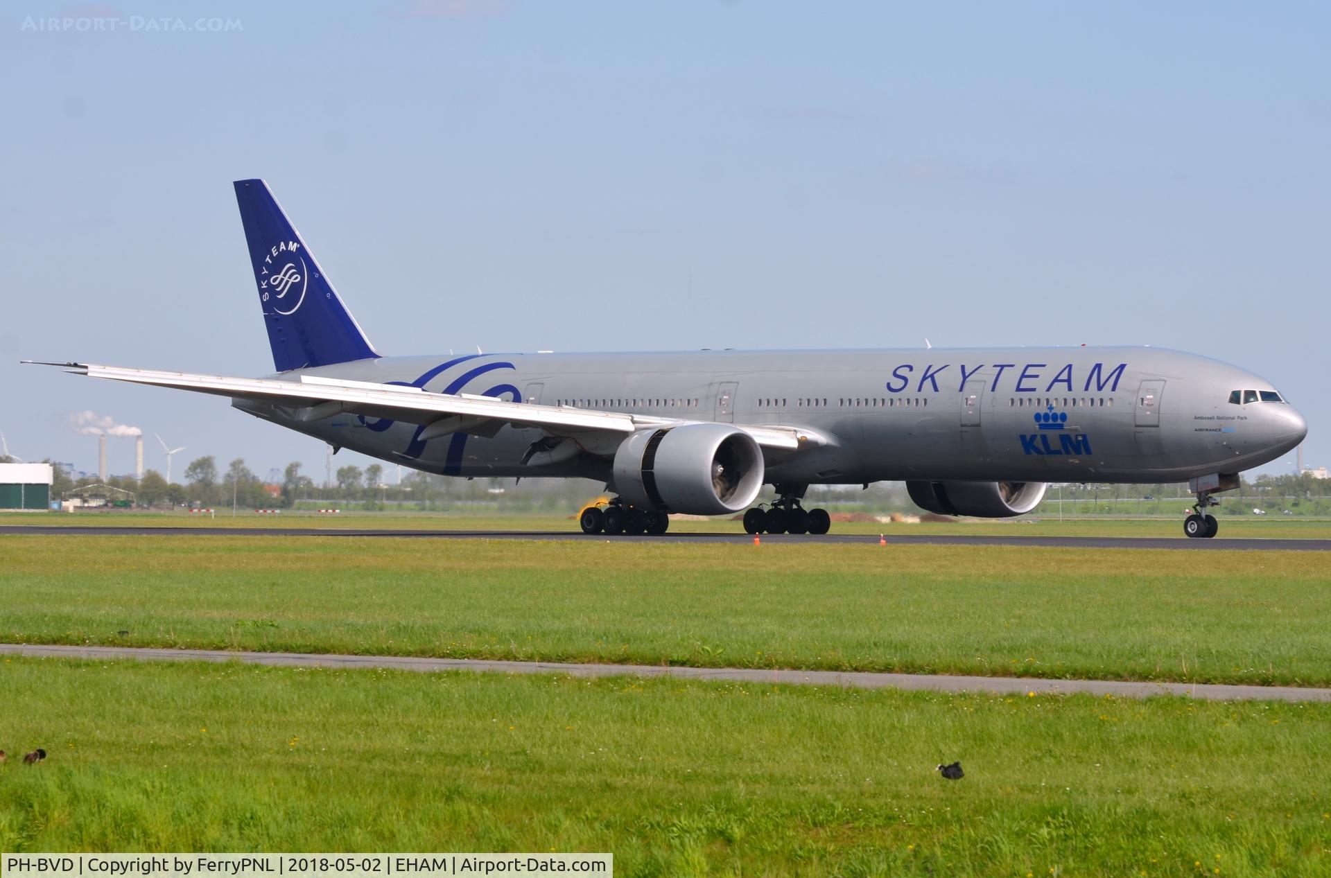 PH-BVD, 2009 Boeing 777-306/ER C/N 35979, KLM B773 in Skyteam c/s