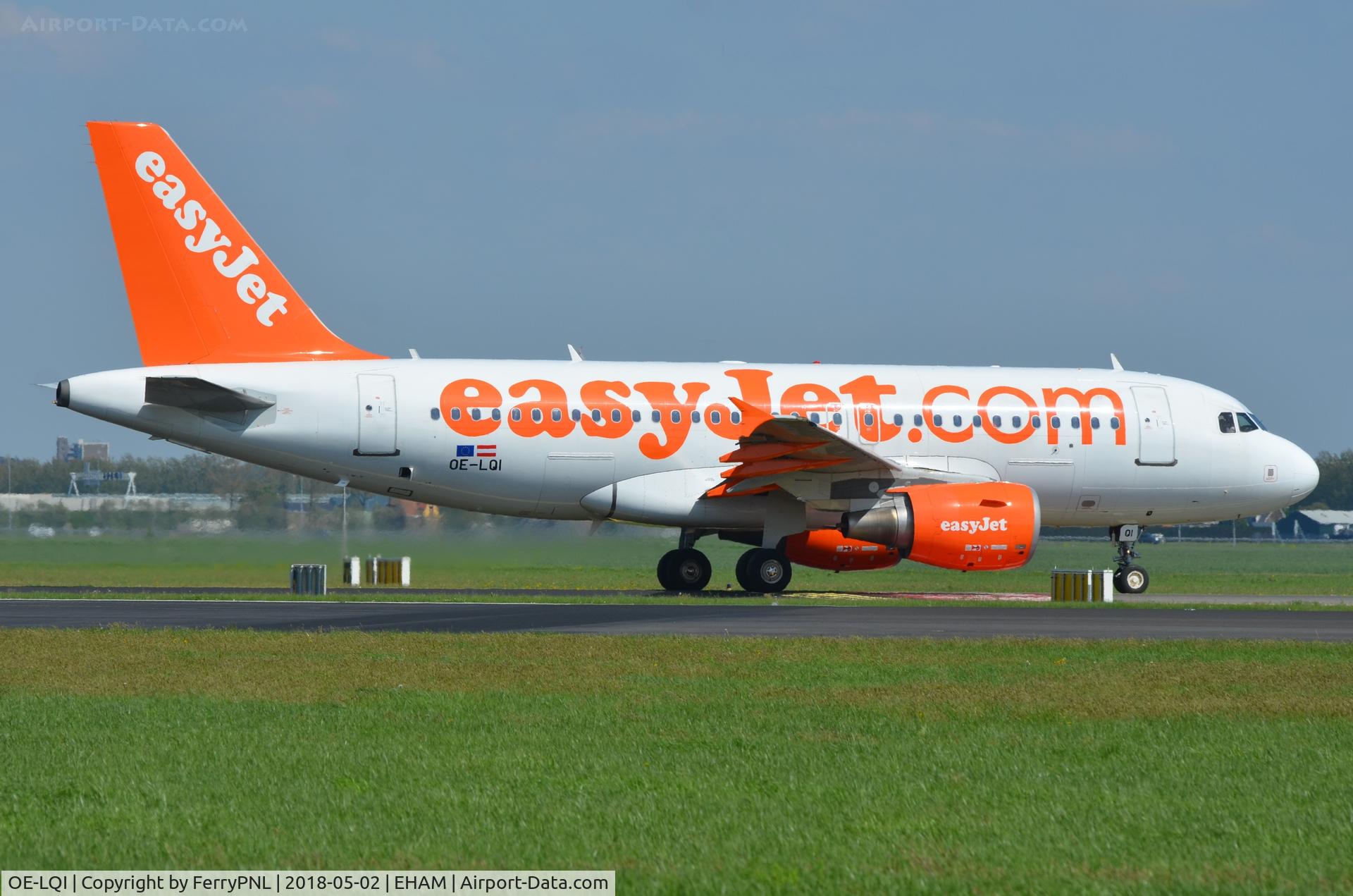 OE-LQI, 2008 Airbus A319-111 C/N 3411, Easyjet A319 arrived in AMS