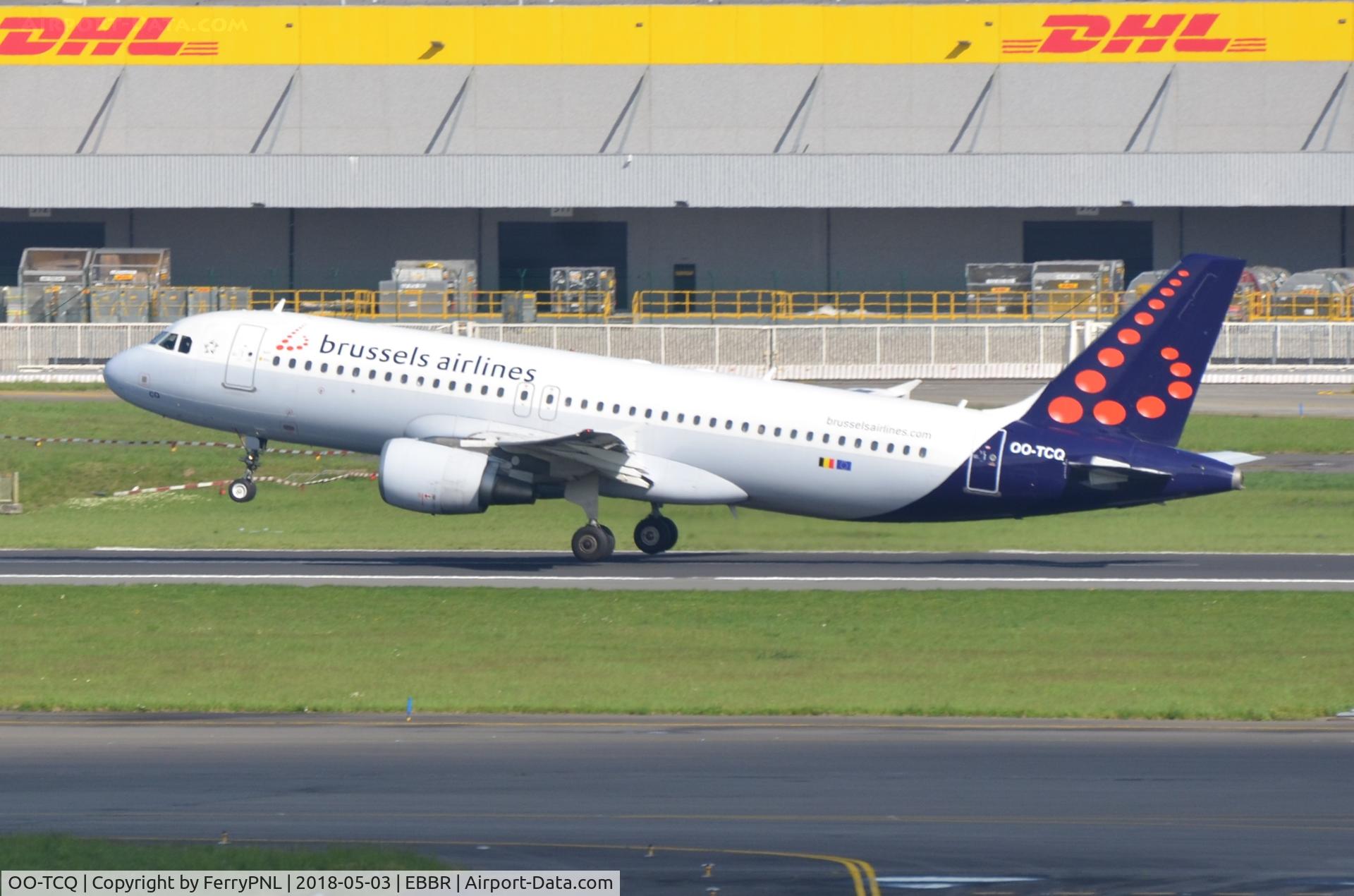 OO-TCQ, 2003 Airbus A320-214 C/N 2114, Brussels A320 taking-off