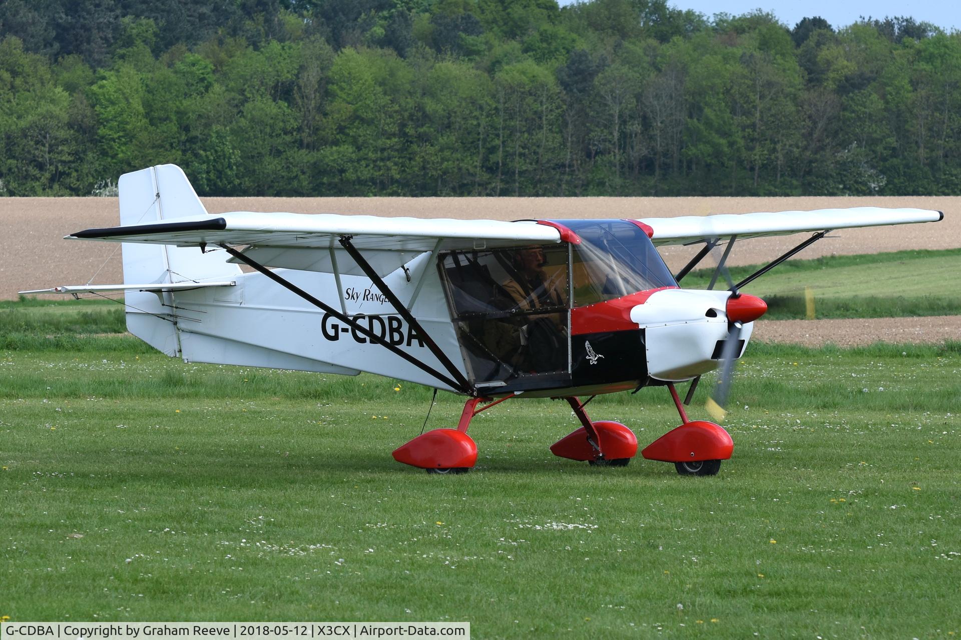 G-CDBA, 2004 Best Off Skyranger 912(2) C/N BMAA/HB/406, Just landed at Northrepps.