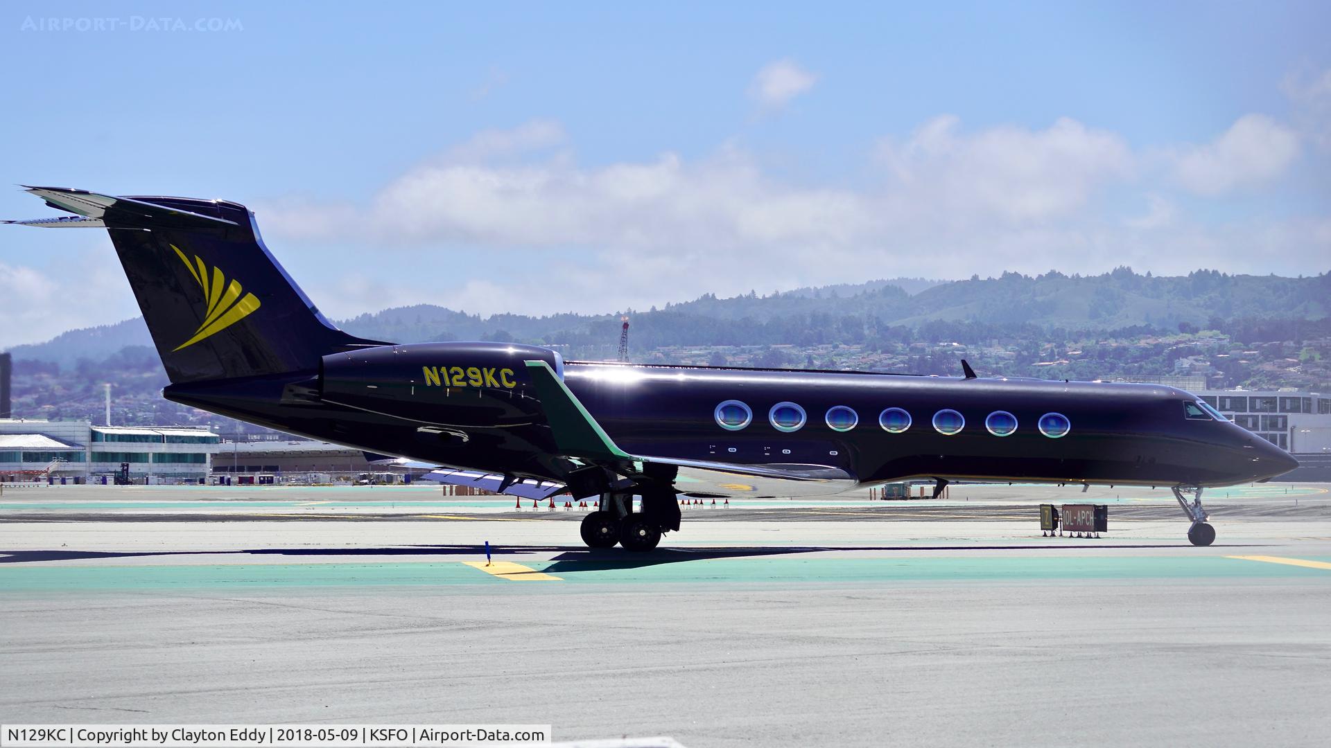 N129KC, 2008 Gulfstream Aerospace GV-SP (G550) C/N 5191, SFO 2018.