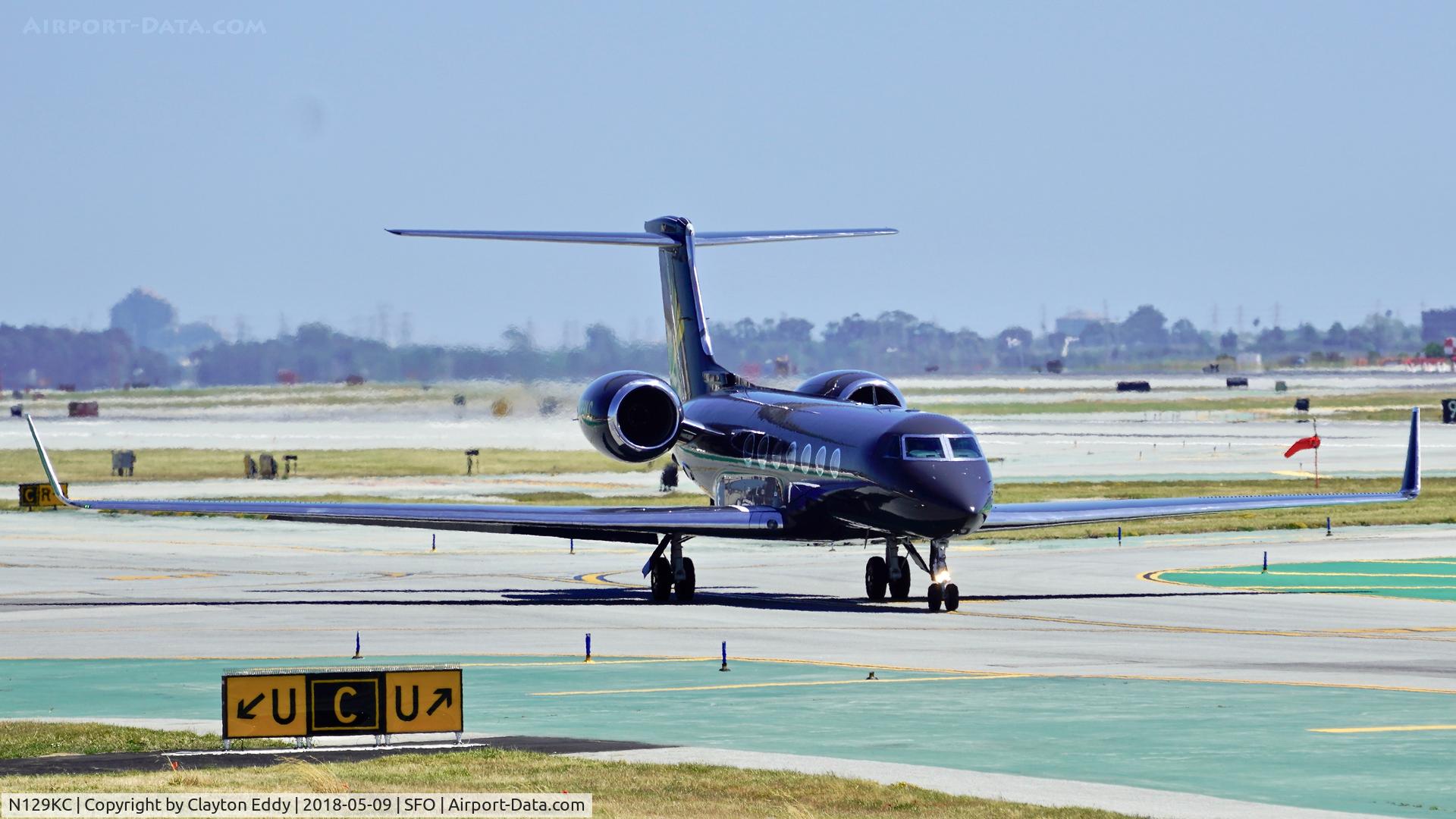 N129KC, 2008 Gulfstream Aerospace GV-SP (G550) C/N 5191, SFO 2018.