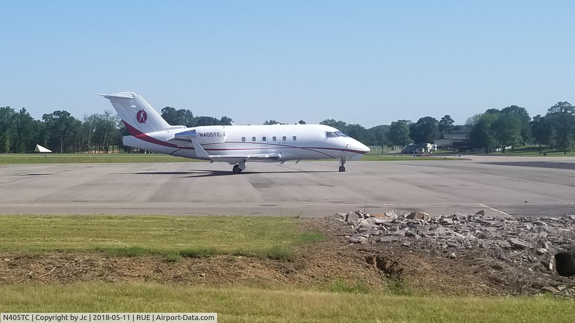 N405TC, 1993 Canadair CL-600-2B16 Challenger 604 C/N 5130, Parked at Russellville Municipal Airport. Russellville, AR