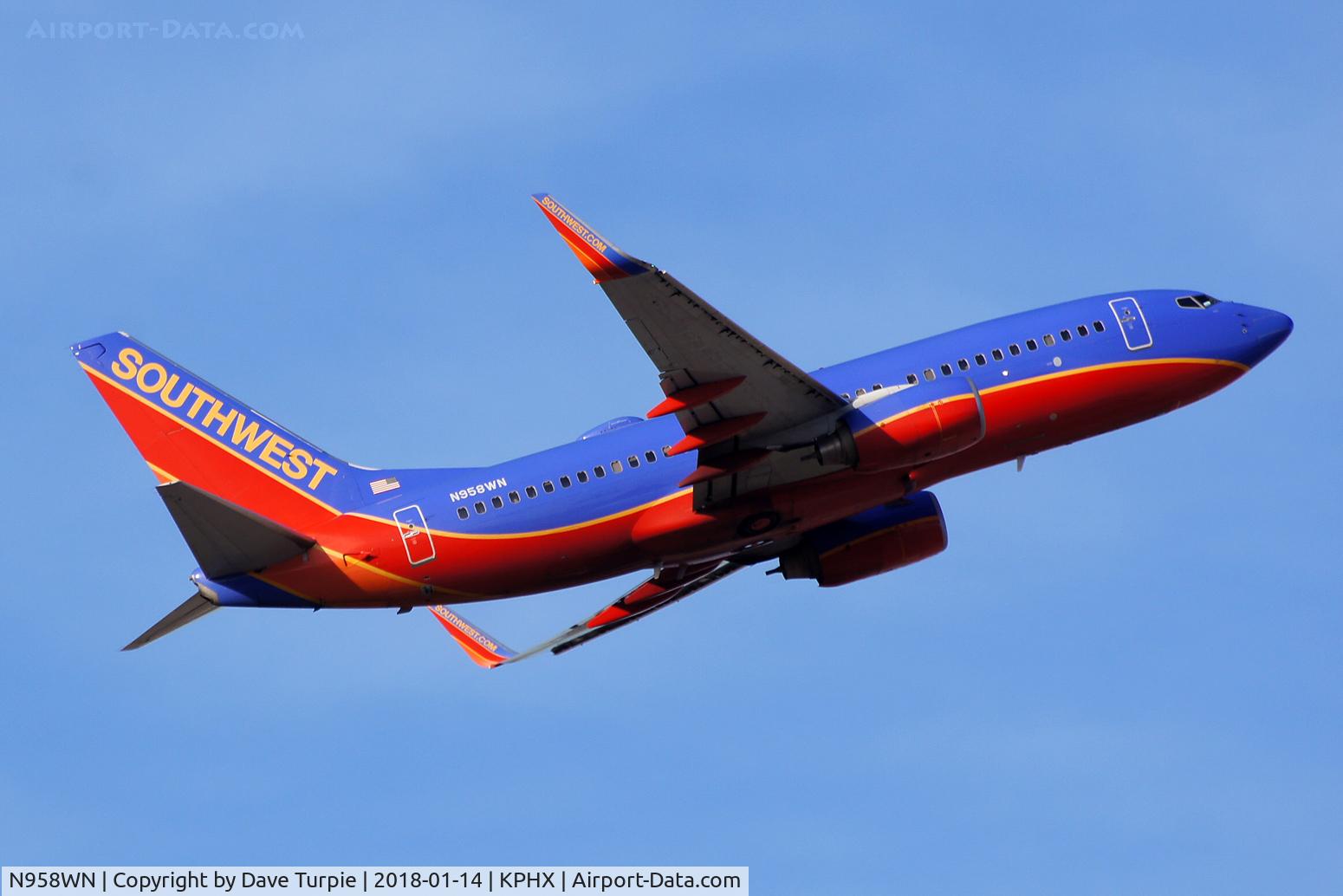 N958WN, 2011 Boeing 737-7H4 C/N 36673, No comment.