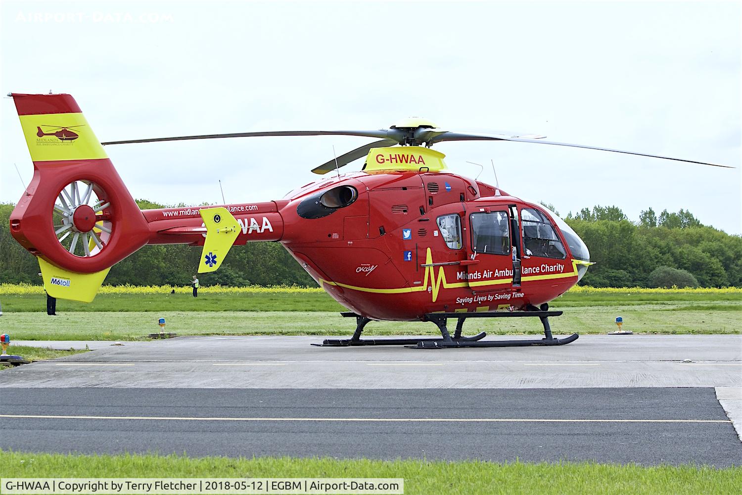 G-HWAA, 2005 Eurocopter EC-135T-2 C/N 0375, At Tatenhill