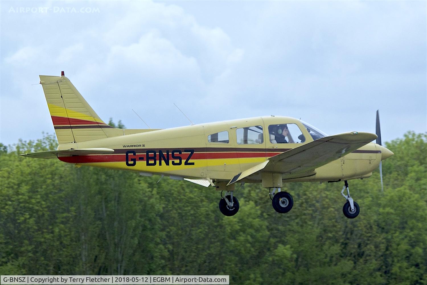 G-BNSZ, 1981 Piper PA-28-161 Cherokee Warrior II C/N 28-8116315, At Tatenhill
