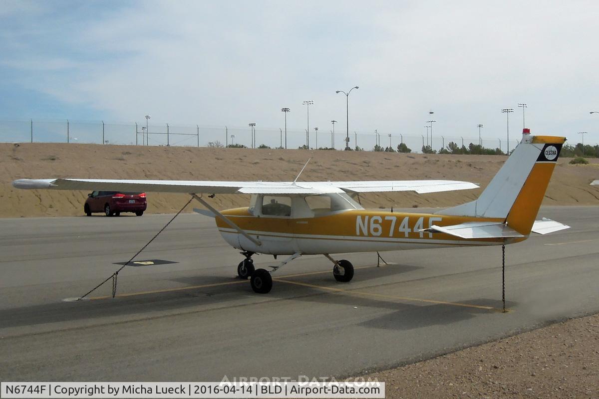 N6744F, 1966 Cessna 150F C/N 15063344, At Boulder City