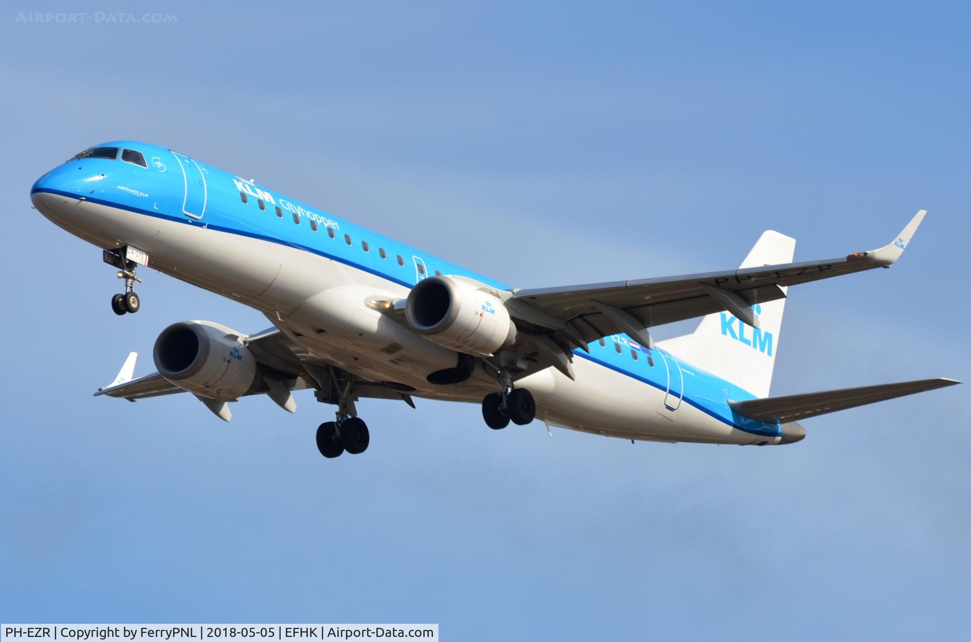 PH-EZR, 2010 Embraer 190LR (ERJ-190-100LR) C/N 19000375, KLC ERJ190 from AMS landing