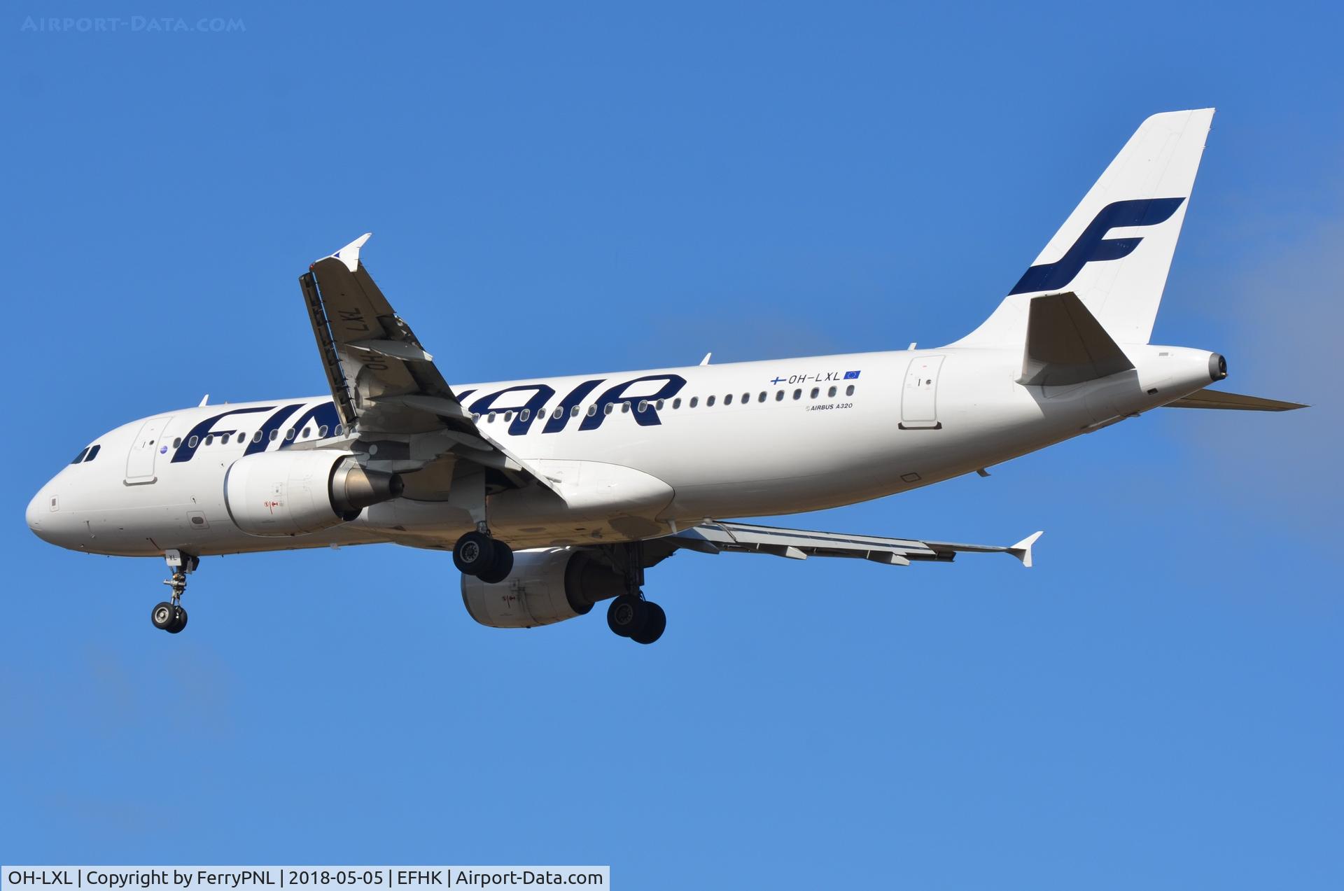 OH-LXL, 2003 Airbus A320-214 C/N 2146, Landing of Finnair A320
