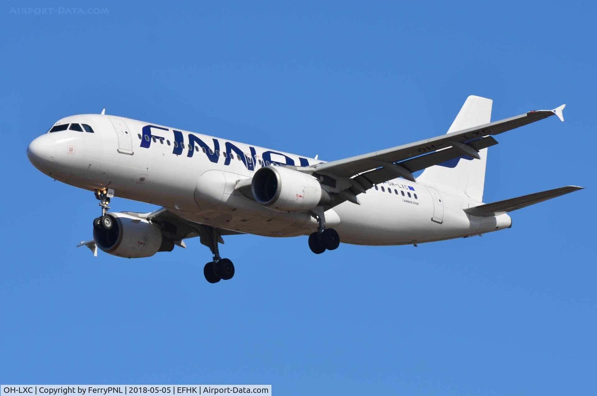 OH-LXC, 2001 Airbus A320-214 C/N 1544, Landing of Finnair A320