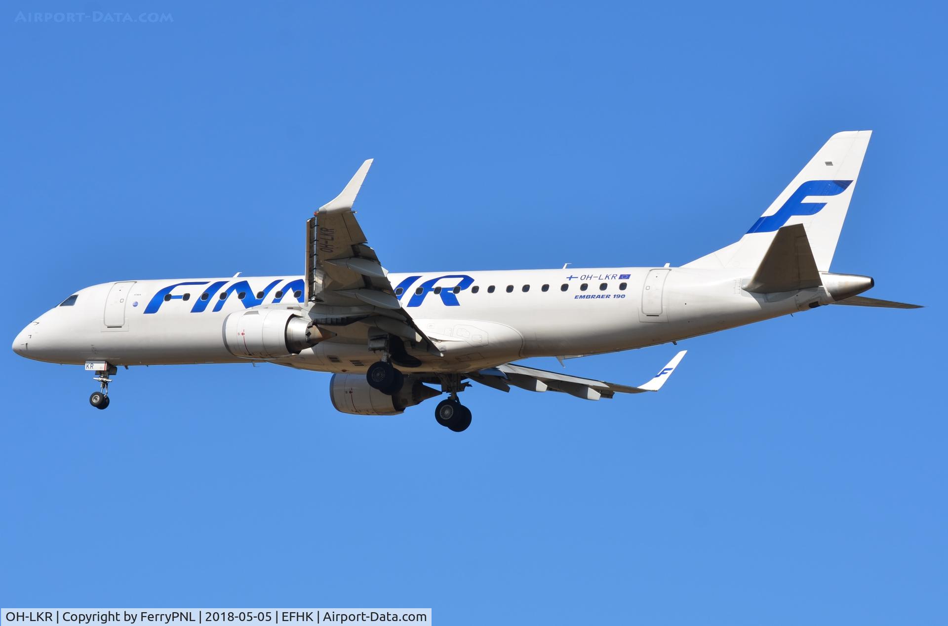 OH-LKR, 2011 Embraer 190LR (ERJ-190-100LR) C/N 19000436, ERJ190 landing