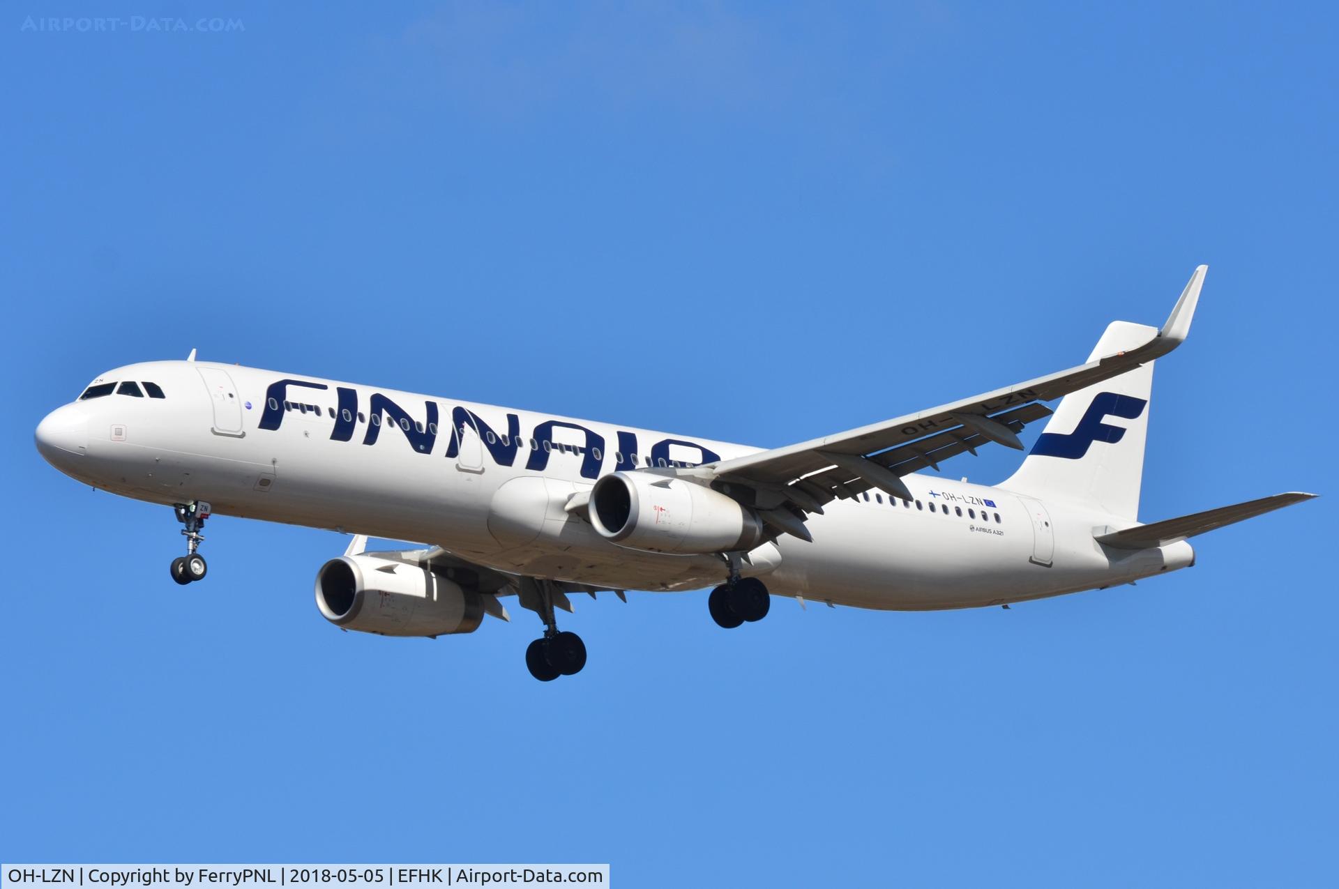 OH-LZN, 2017 Airbus A321-231 C/N 7570, Finnair A321