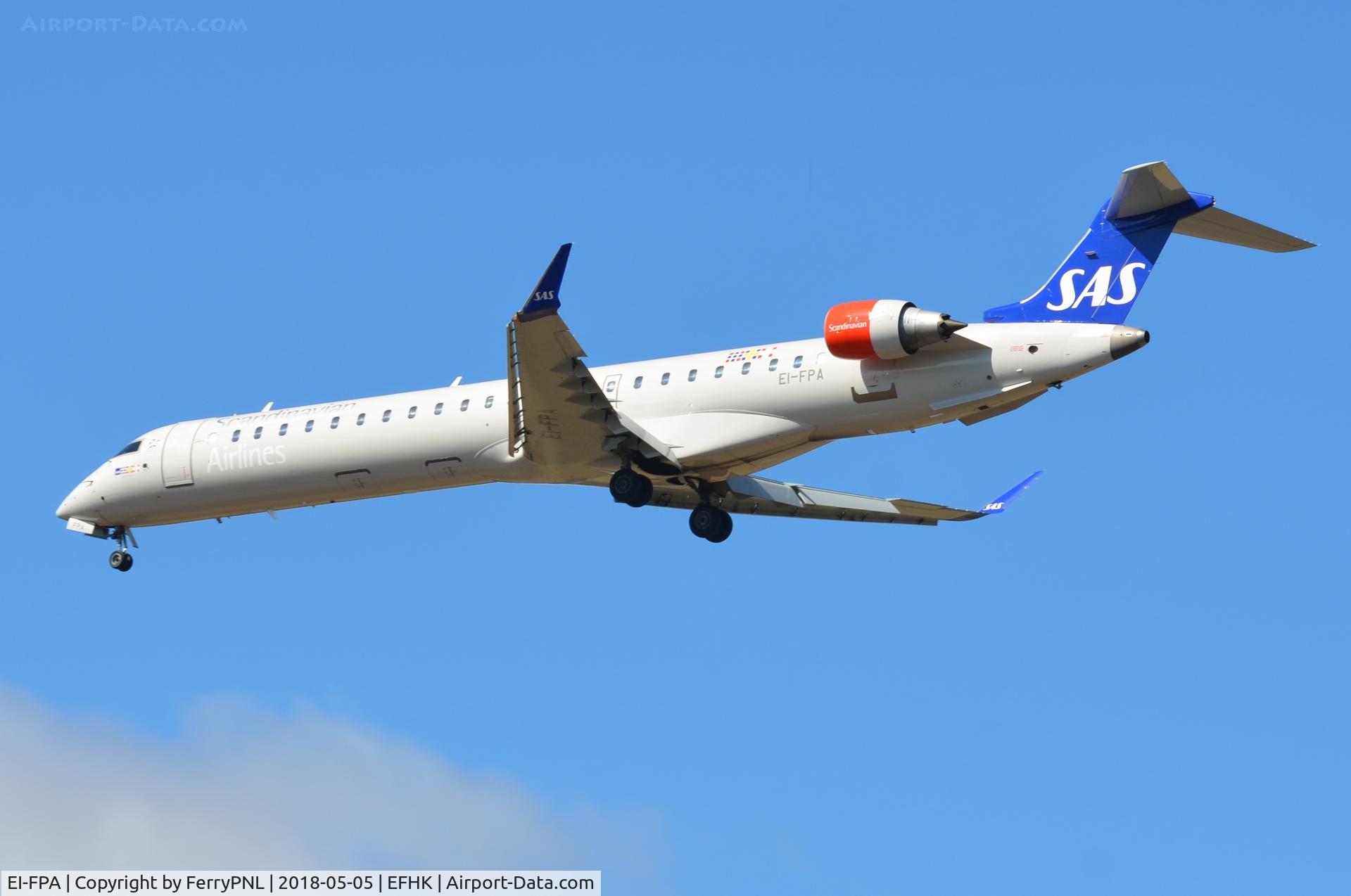 EI-FPA, 2016 Bombardier CRJ-900LR (CL-600-2D24) C/N 15398, Landing of SAS CL900