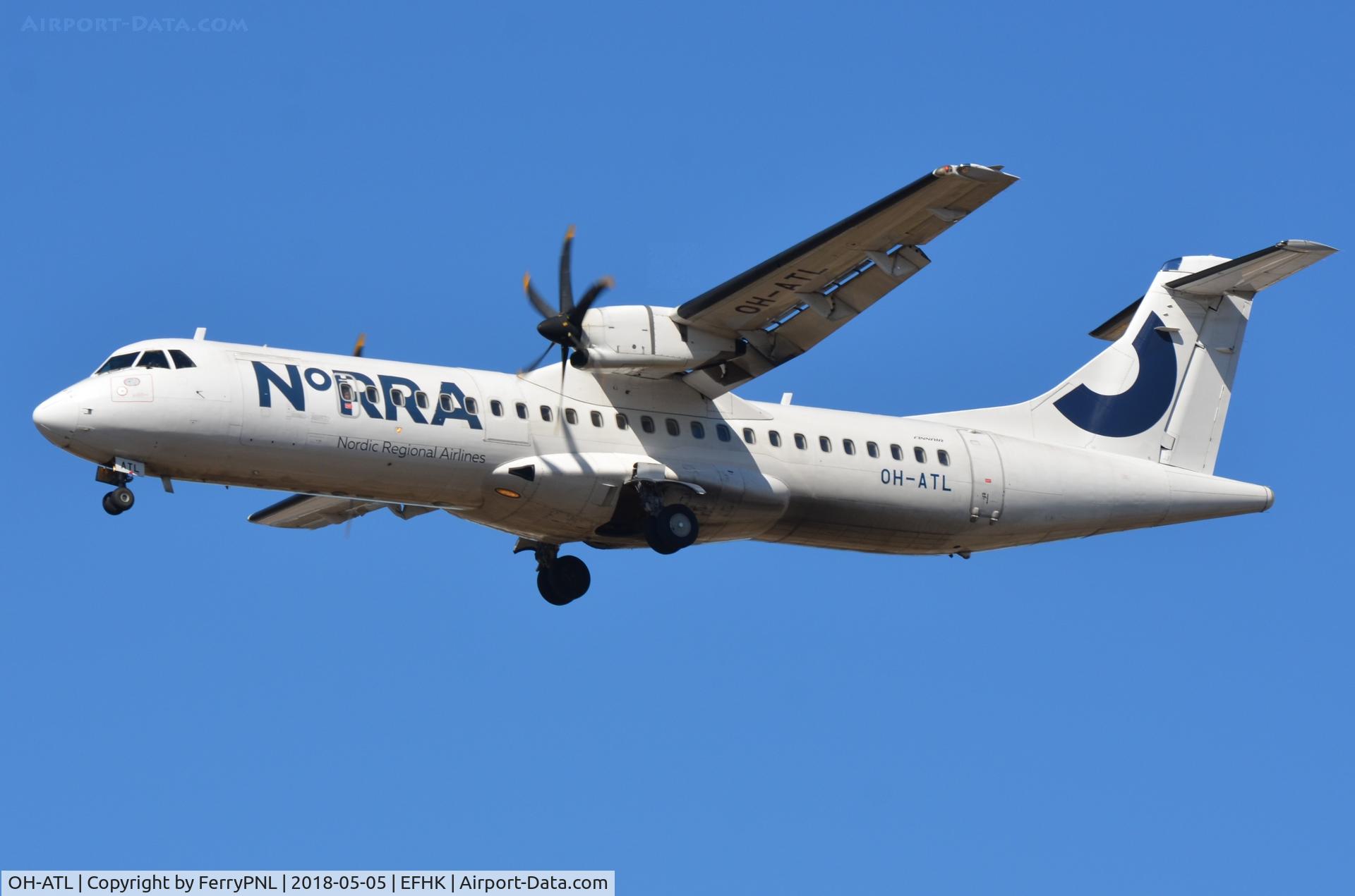 OH-ATL, 2009 ATR 72-212A C/N 851, Norra TRA72 landing