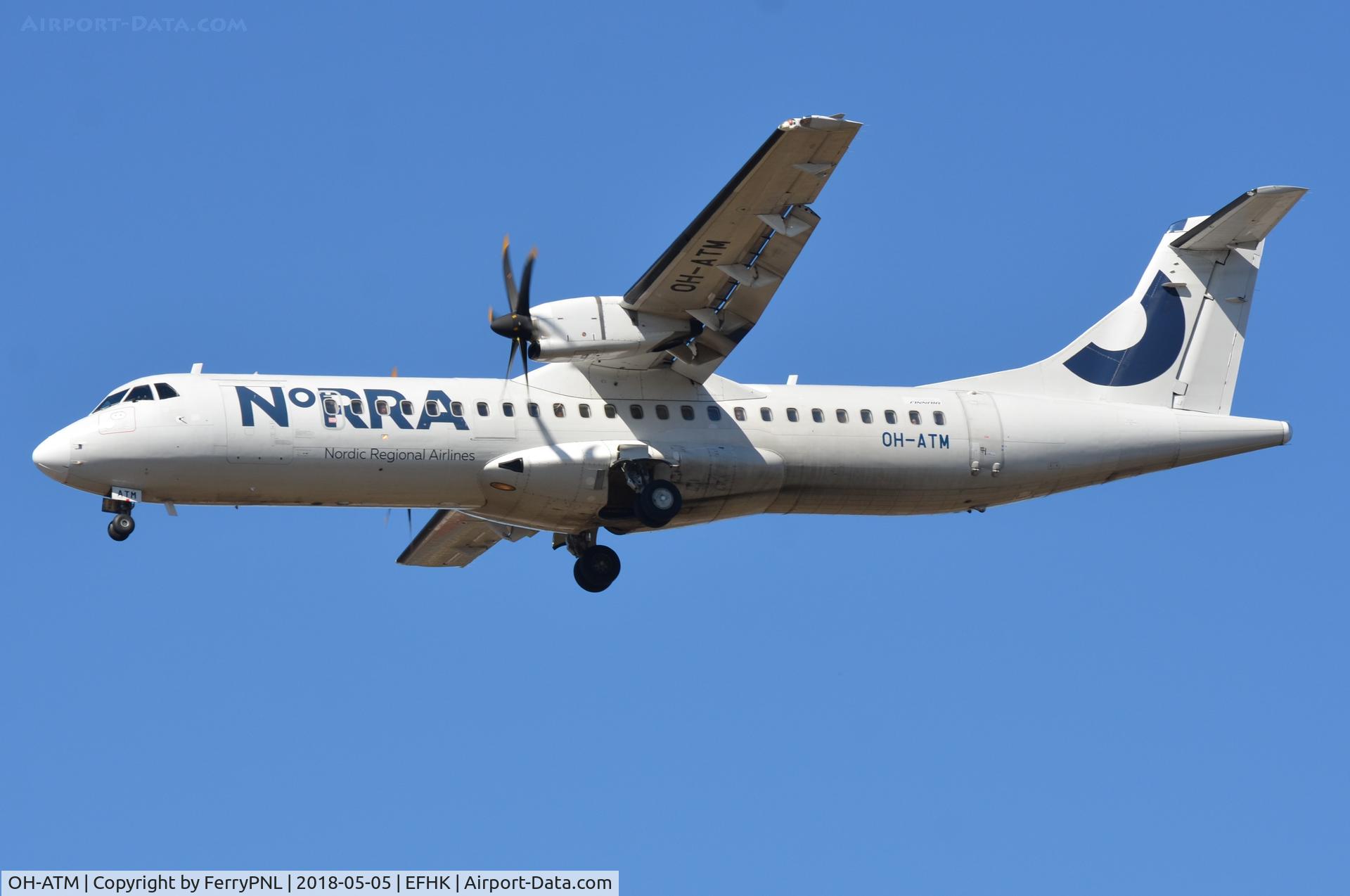 OH-ATM, 2010 ATR 72-500 (72-212A) C/N 916, Landing of Norra ATR72