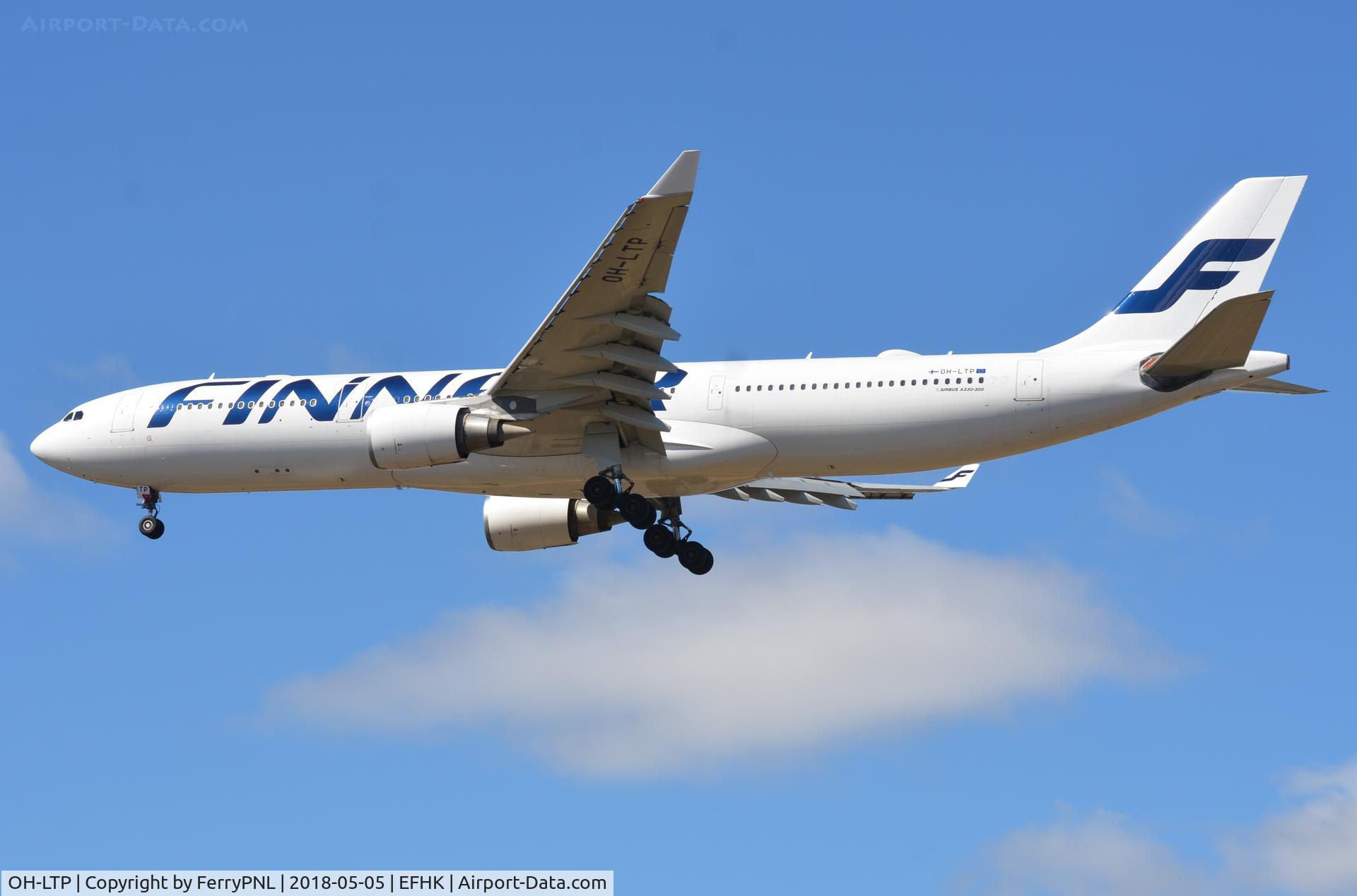 OH-LTP, 2009 Airbus A330-302X C/N 1023, Finnair A333 landing in Helsinki