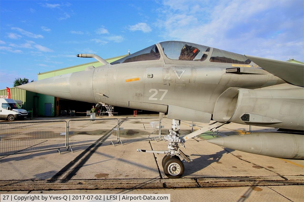 27, 2011 Dassault Rafale M C/N 27, Dassault Rafale M, Static display, St Dizier-Robinson Air Base 113 (LFSI) Open day 2017