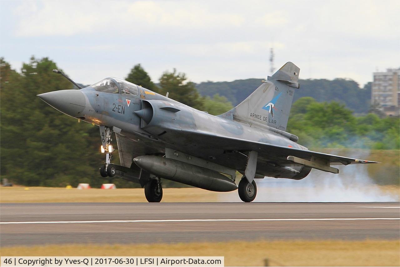 46, Dassault Mirage 2000-5F C/N 213, Dassault Mirage 2000-5F, Landing rwy 29, St Dizier-Robinson Air Base 113 (LFSI) Open day 2017