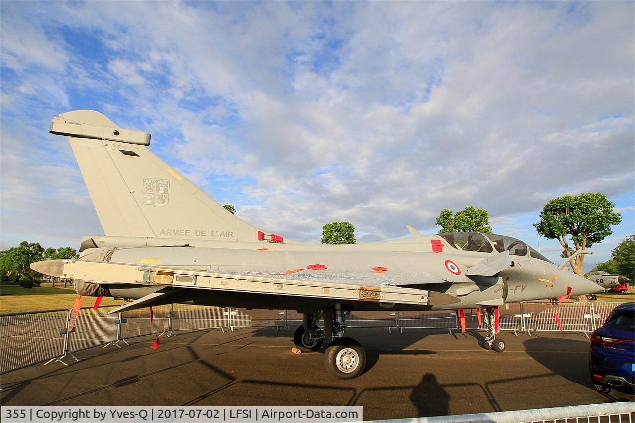 355, 2017 Dassault Rafale B C/N 355, Dassault Rafale B, Static display, St Dizier-Robinson Air Base 113 (LFSI) Open day 2017