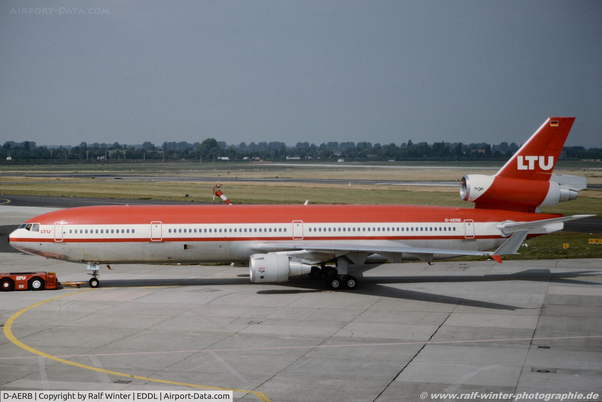 D-AERB, 1991 McDonnell Douglas MD-11F C/N 48484, McDonnell Douglas MD-11 - LTU International Airways - 48484 - D-AERB - 1992 - DUS