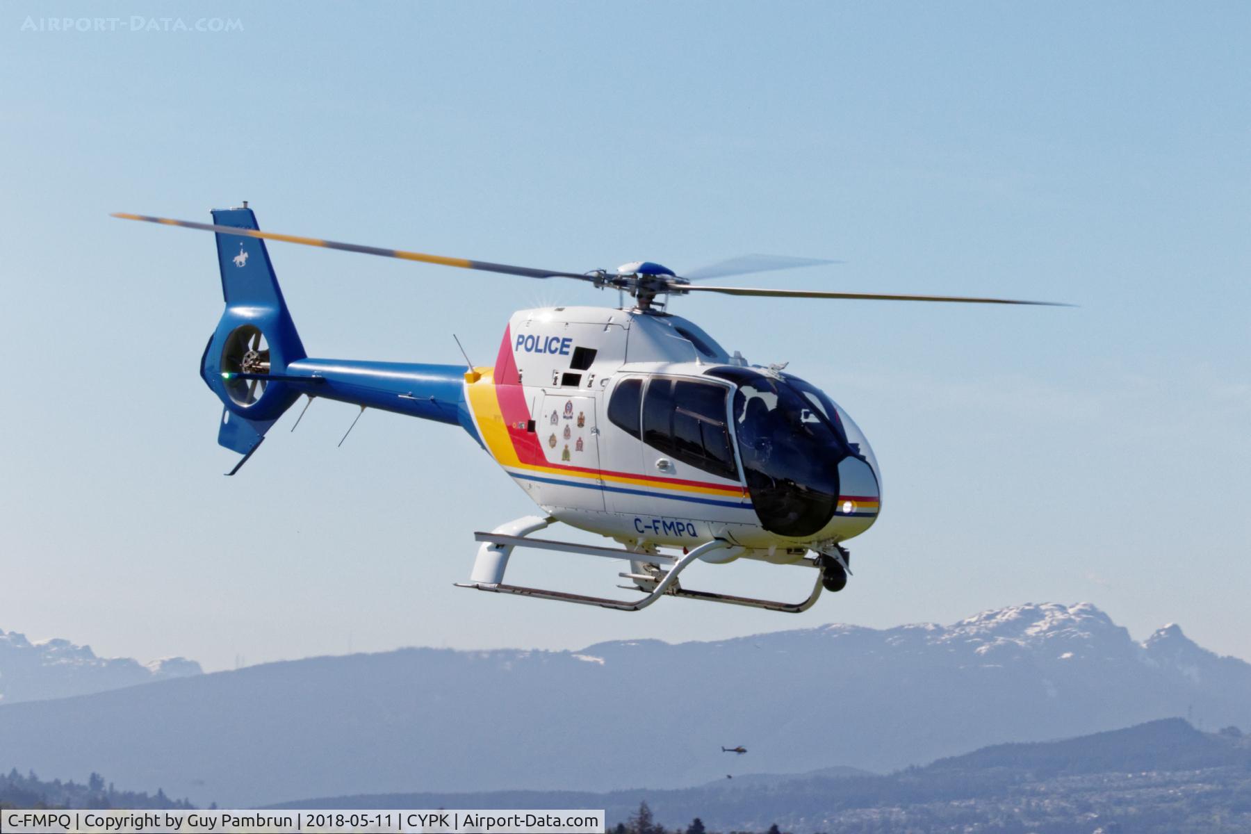 C-FMPQ, 2008 Eurocopter EC-120B Colibri C/N 1533, Departing