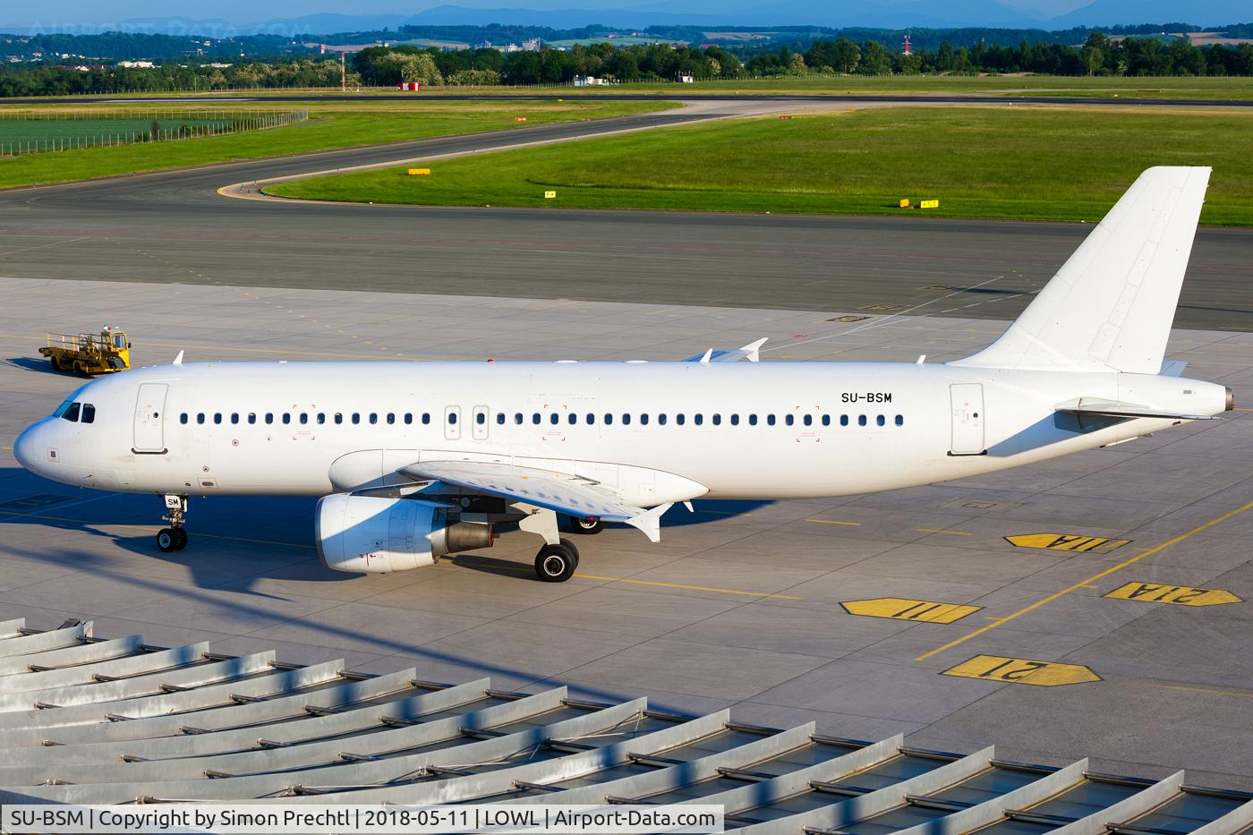 SU-BSM, 2008 Airbus A320-214 C/N 3626, SU-BSM @ Linz Airport