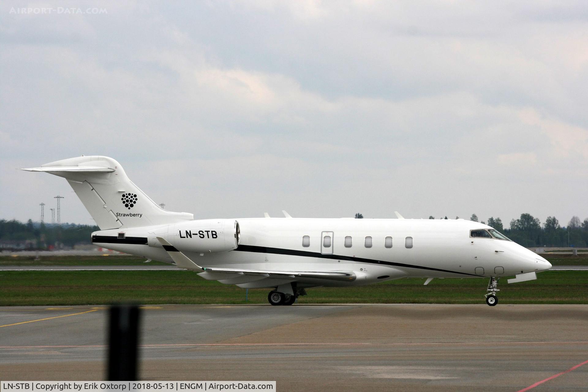 LN-STB, 2016 Bombardier Challenger 350 (BD-100-1A10) C/N 20639, LN-STB in OSL