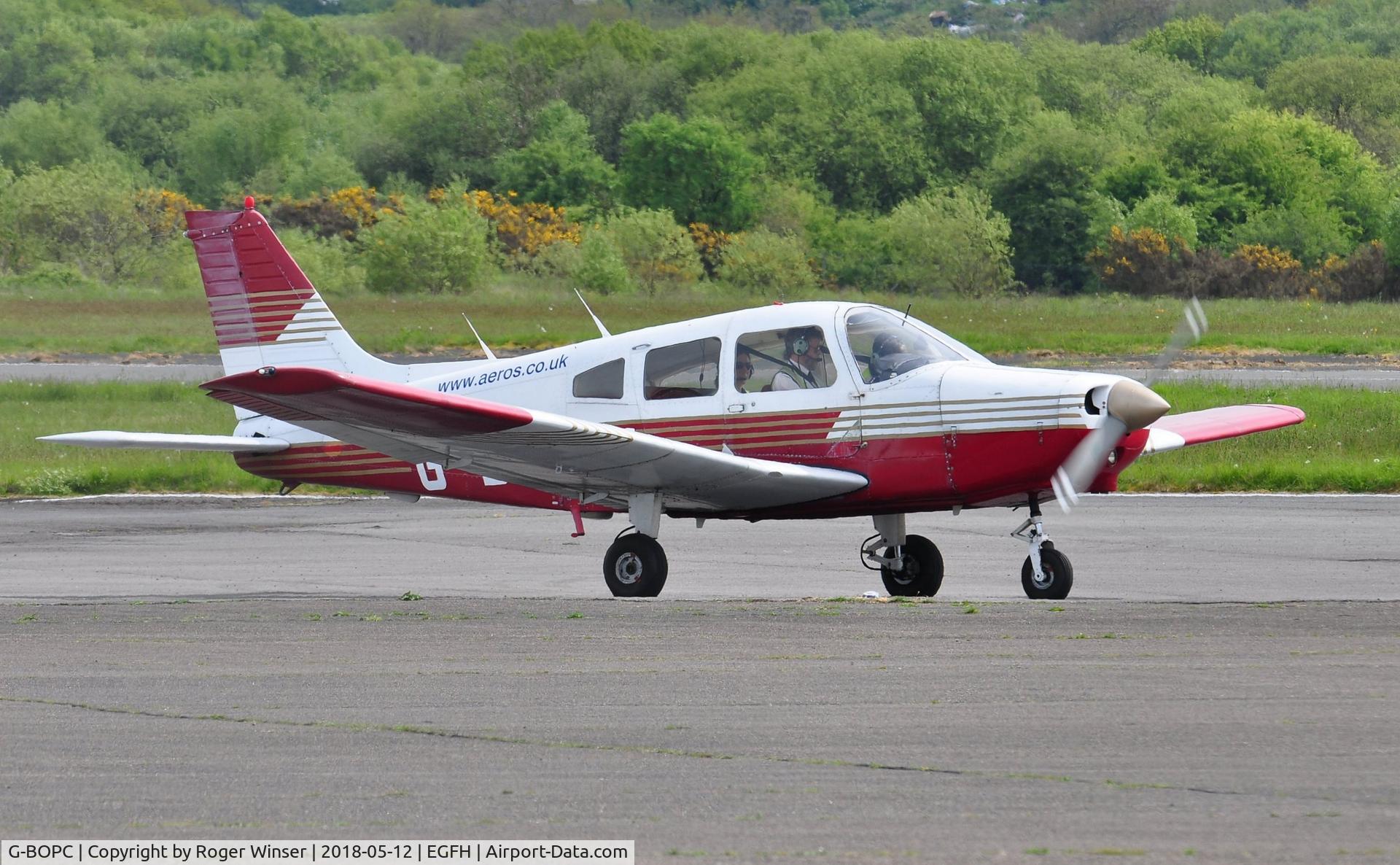 G-BOPC, 1982 Piper PA-28-161 Cherokee Warrior II C/N 28-8216006, Visiting Warrior II.