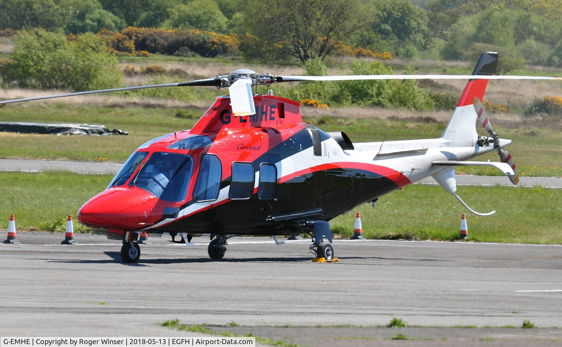 G-EMHE, 2011 Agusta A-109S Grand C/N 22182, Visiting A-109 Grand operated by East Midlands Helicopters.