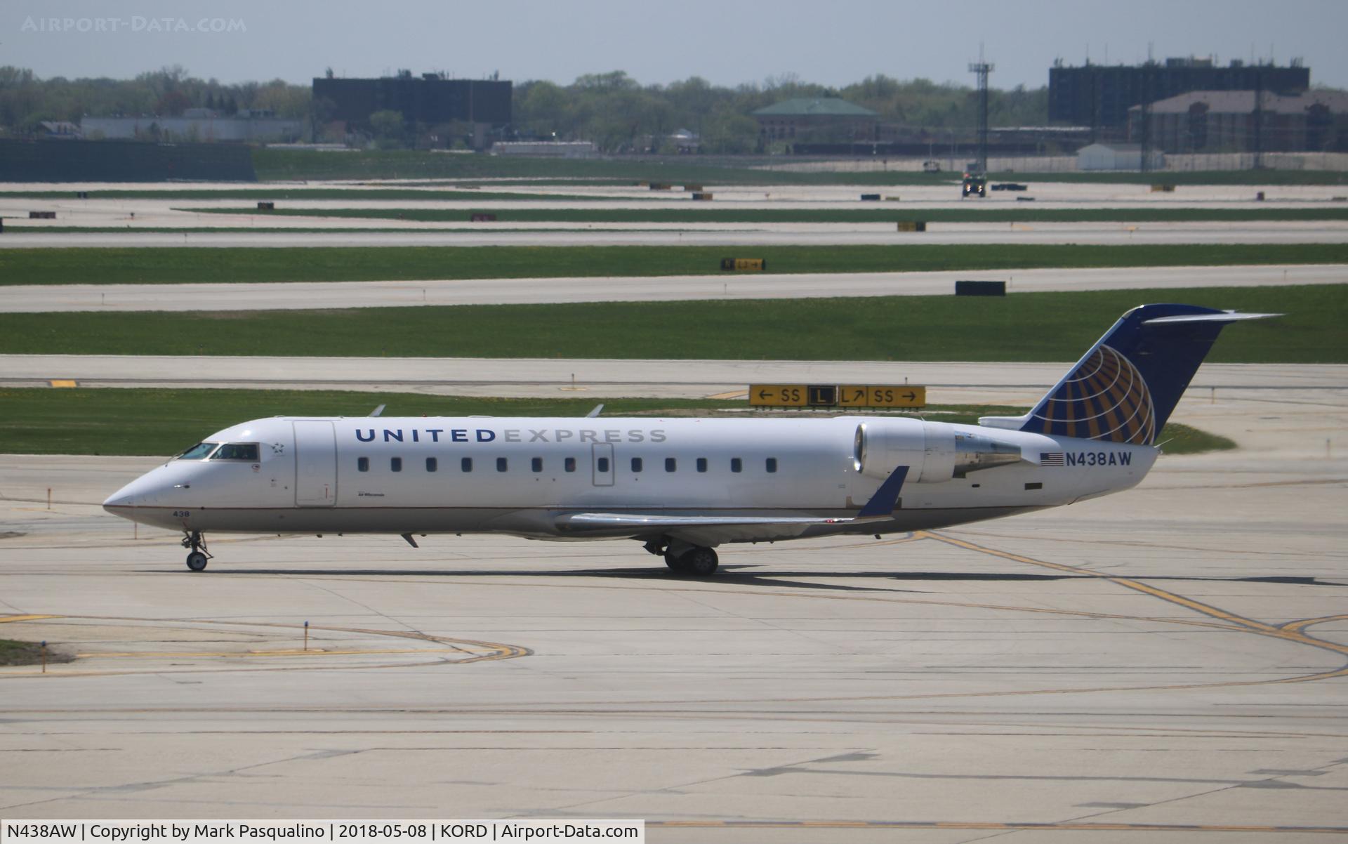 N438AW, 2003 Bombardier CRJ-200LR (CL-600-2B19) C/N 7748, CL-600-2B19
