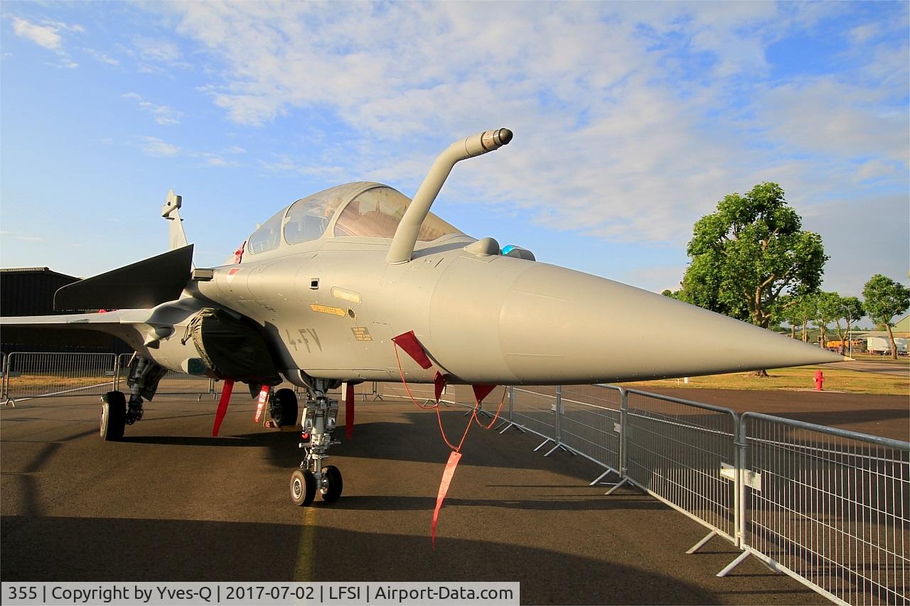 355, 2017 Dassault Rafale B C/N 355, Dassault Rafale B, Static display, St Dizier-Robinson Air Base 113 (LFSI) Open day 2017