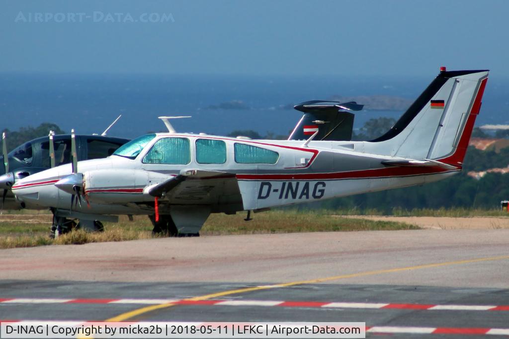 D-INAG, Beech 95-B55 Baron Baron C/N TC-1550, Parked