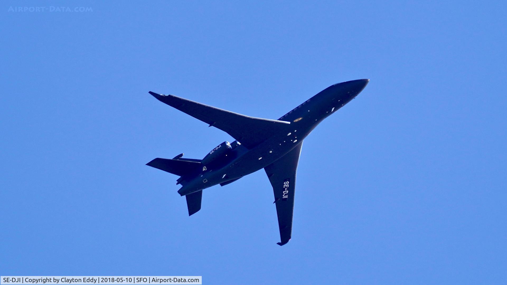 SE-DJI, 2013 Dassault Falcon 7X C/N 198, SFO 2018.