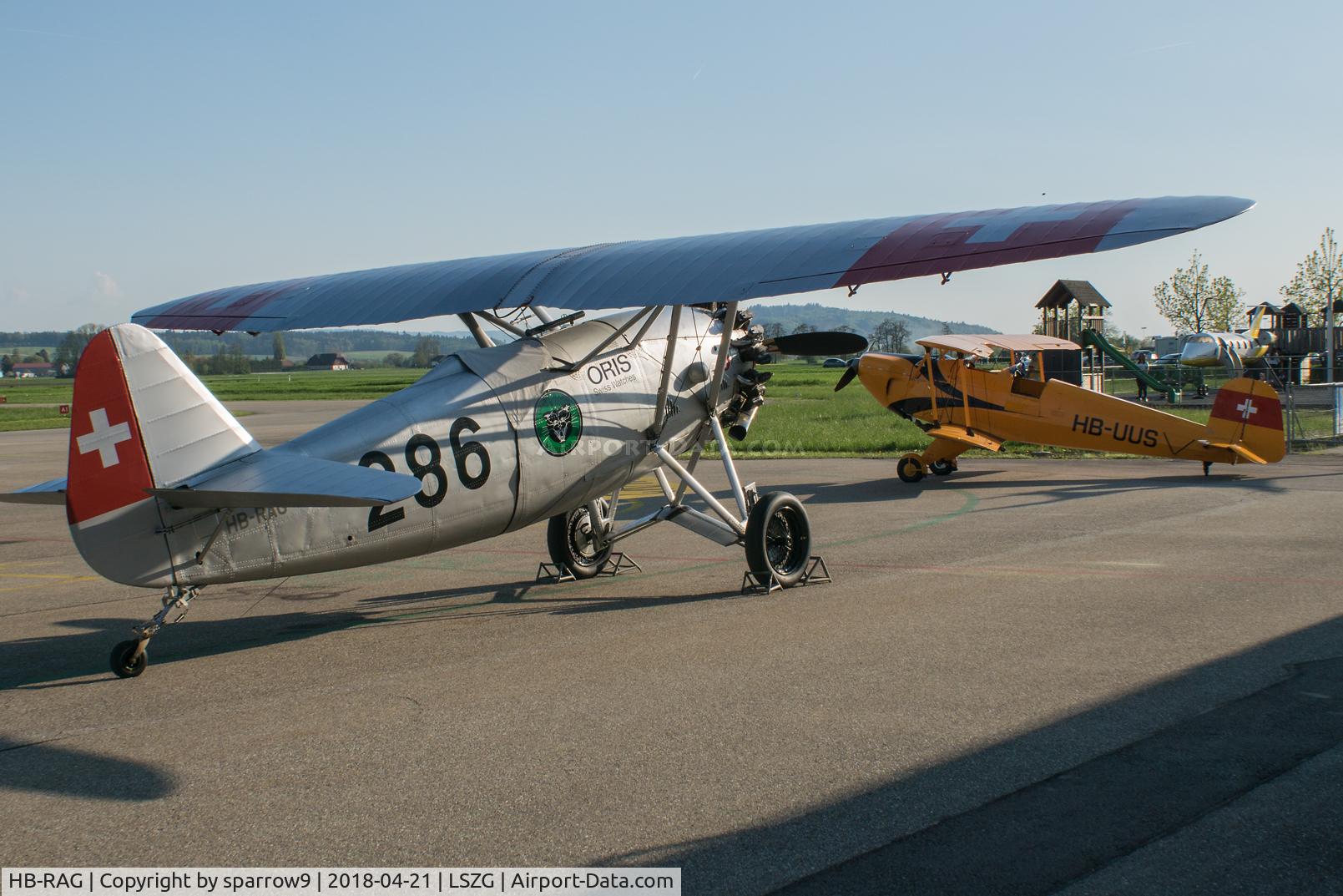 HB-RAG, 1931 Dewoitine D.26 C/N 278, In company of a younger plane.