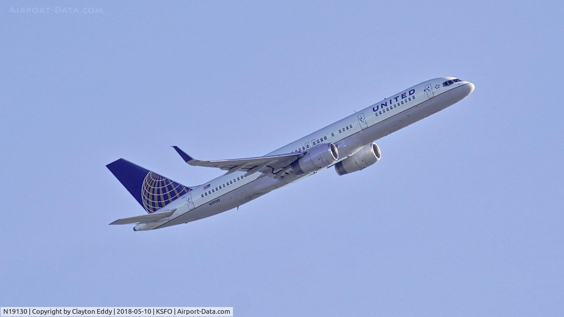N19130, 1998 Boeing 757-224/ER C/N 28970, SFO 2018.