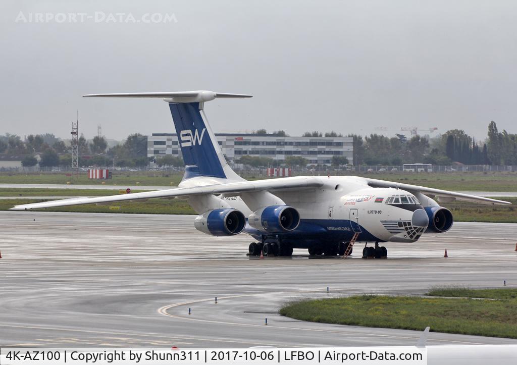 4K-AZ100, Ilyushin Il-76TD-90VD C/N 2073421708, Parked at the Cargo area...