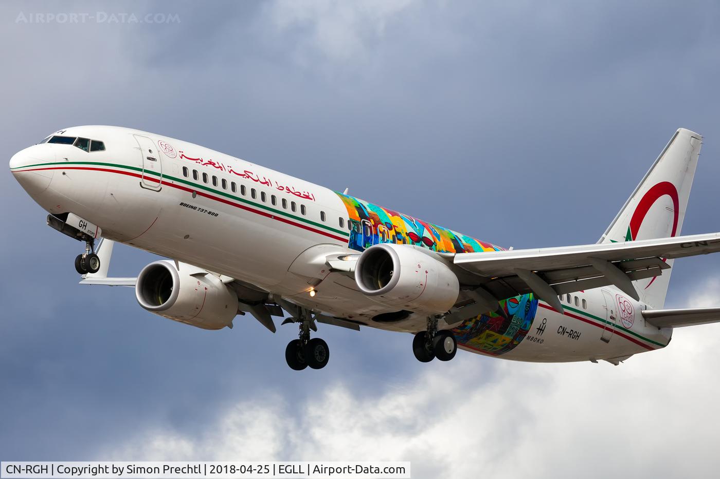 CN-RGH, 2011 Boeing 737-86N C/N 36828 3850, CN-RGH @ London-Heathrow Intl. Airport