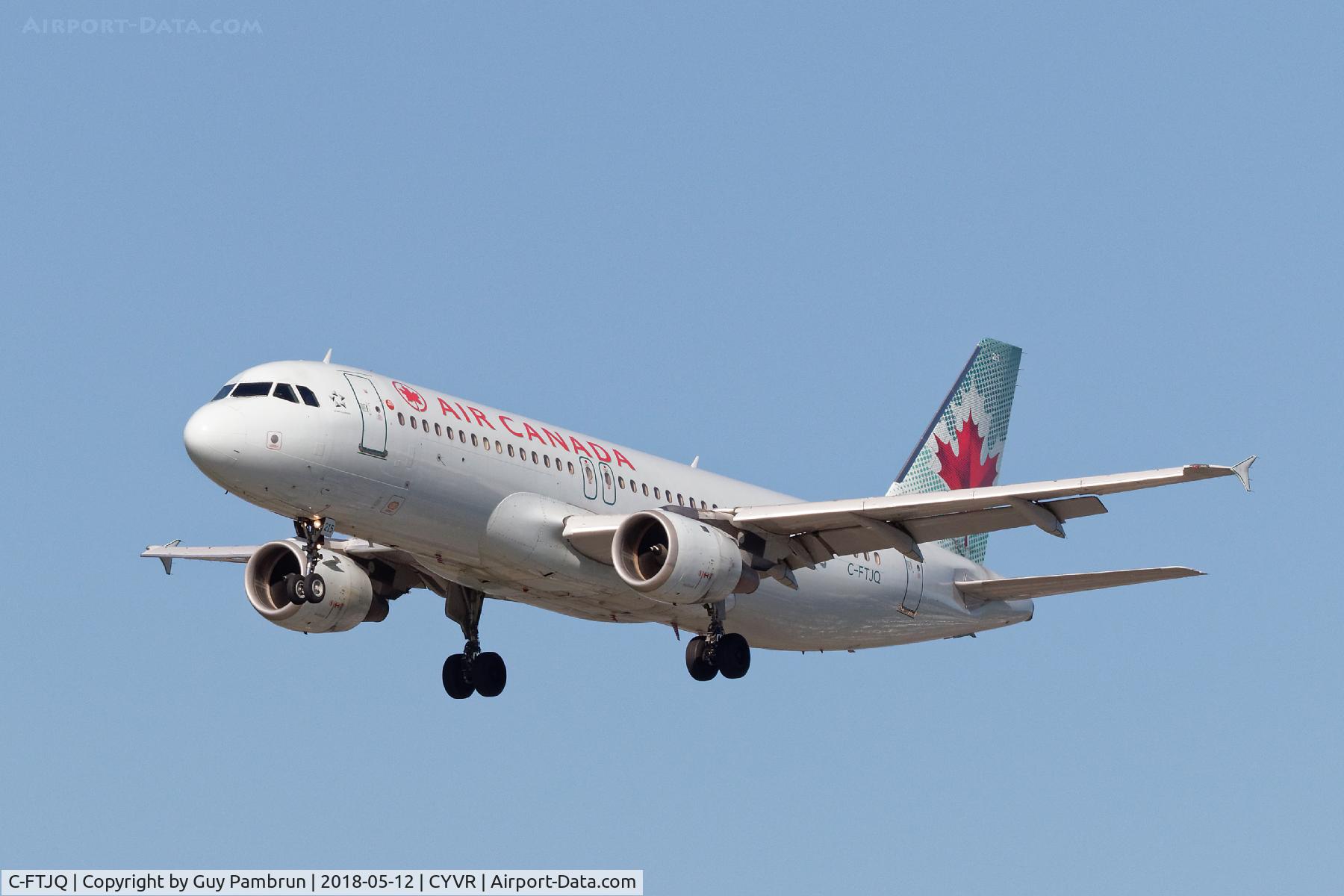 C-FTJQ, 1991 Airbus A320-211 C/N 242, Landing