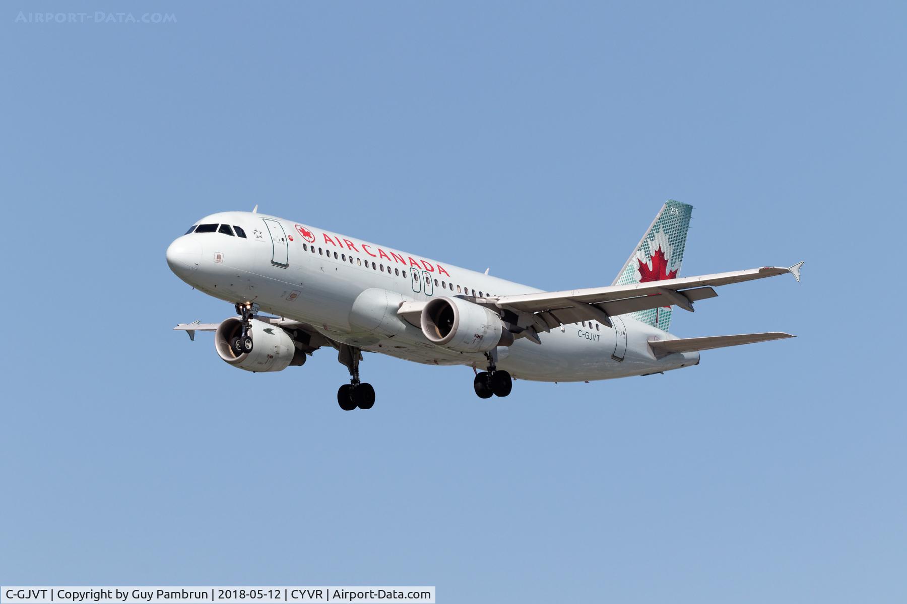 C-GJVT, 2002 Airbus A320-214 C/N 1719, Landing