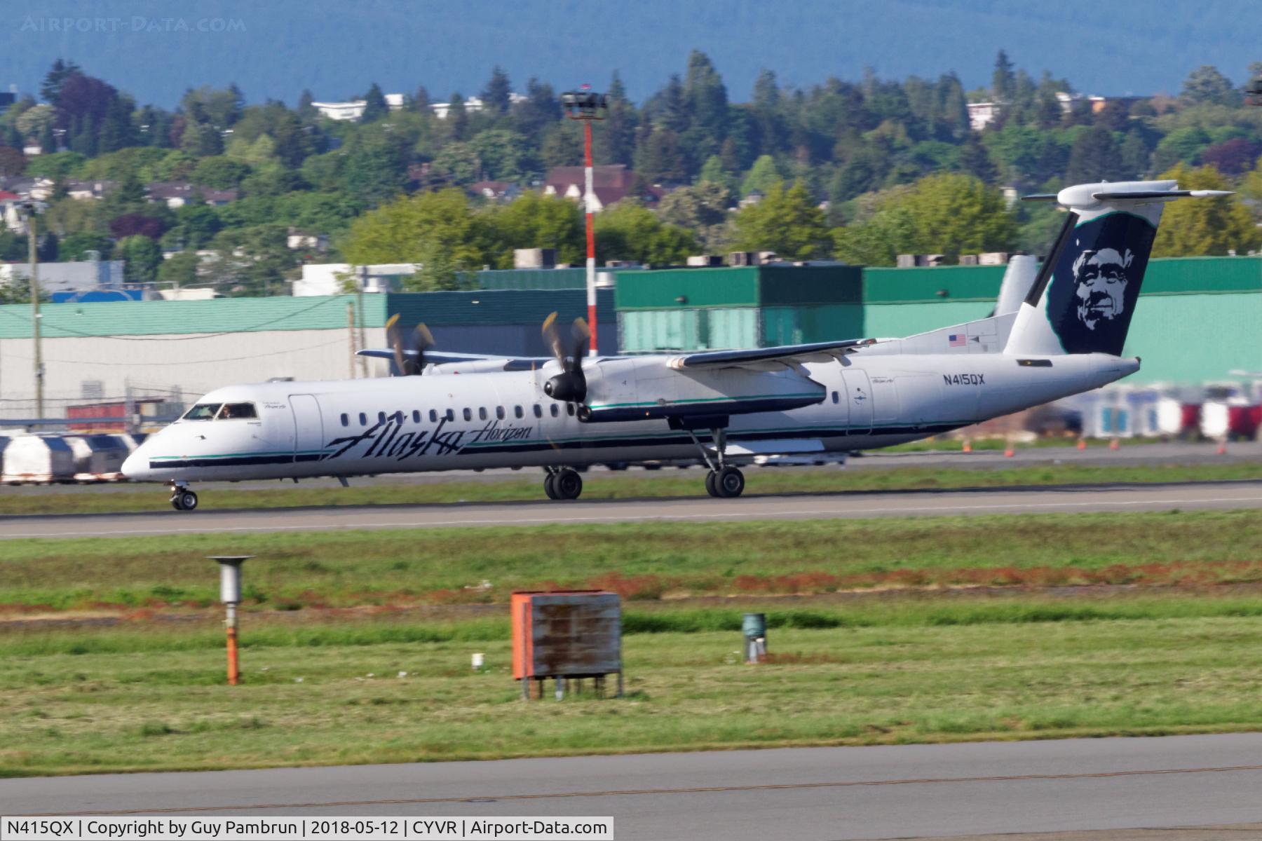 N415QX, 2003 De Havilland Canada DHC-8-402 Dash 8 C/N 4081, Departing