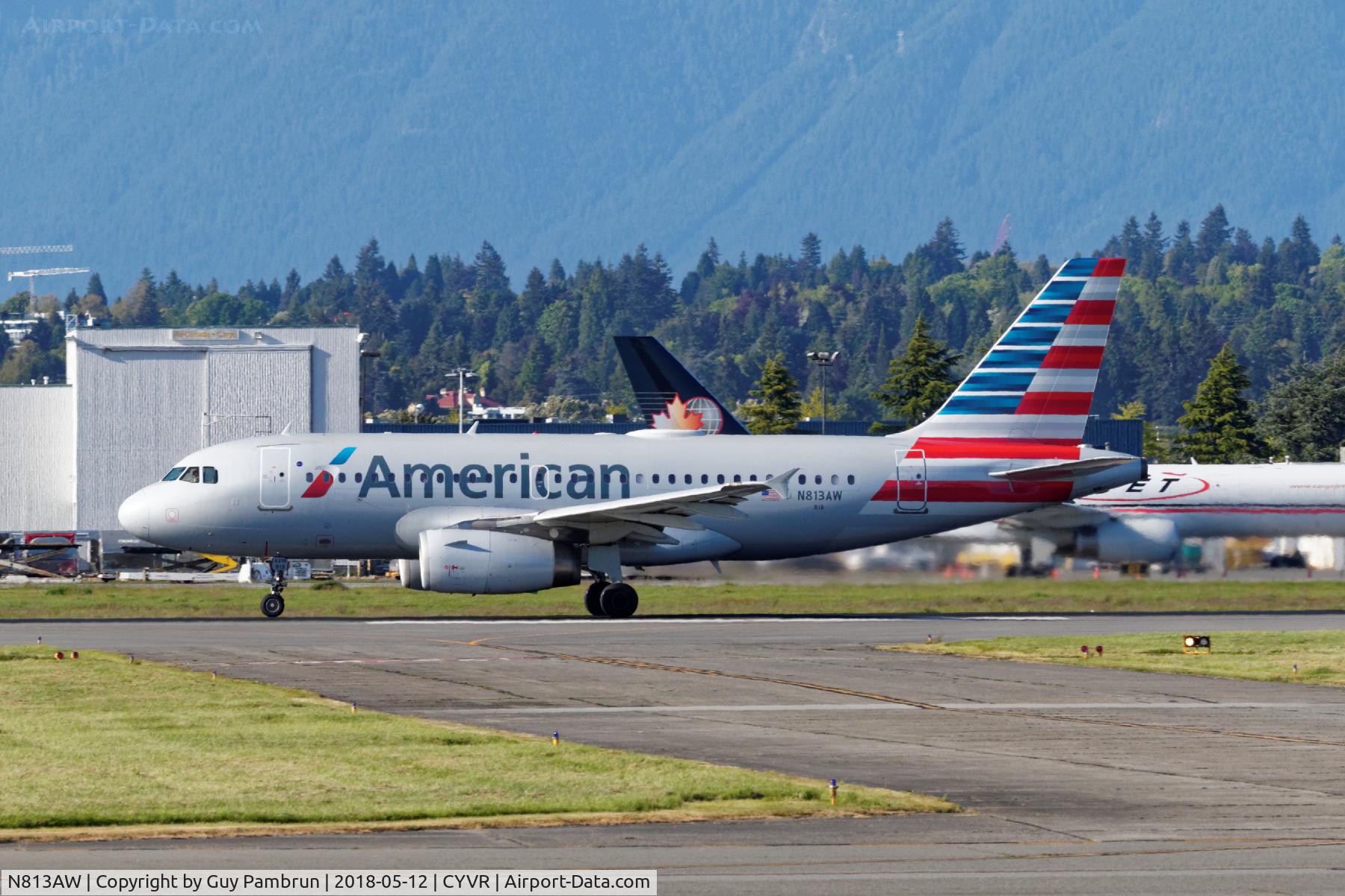 N813AW, 2000 Airbus A319-132 C/N 1223, Departing