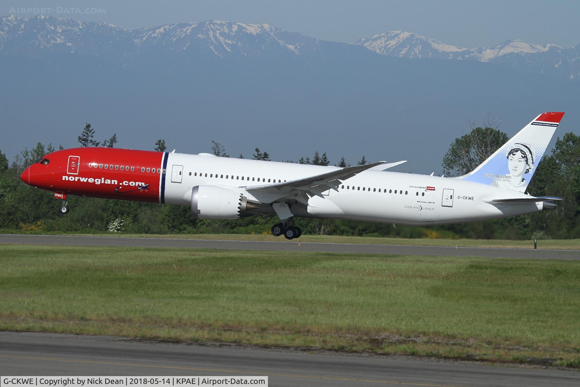 G-CKWE, 2018 Boeing 787-9 Dreamliner C/N 38790, PAE/KPAE