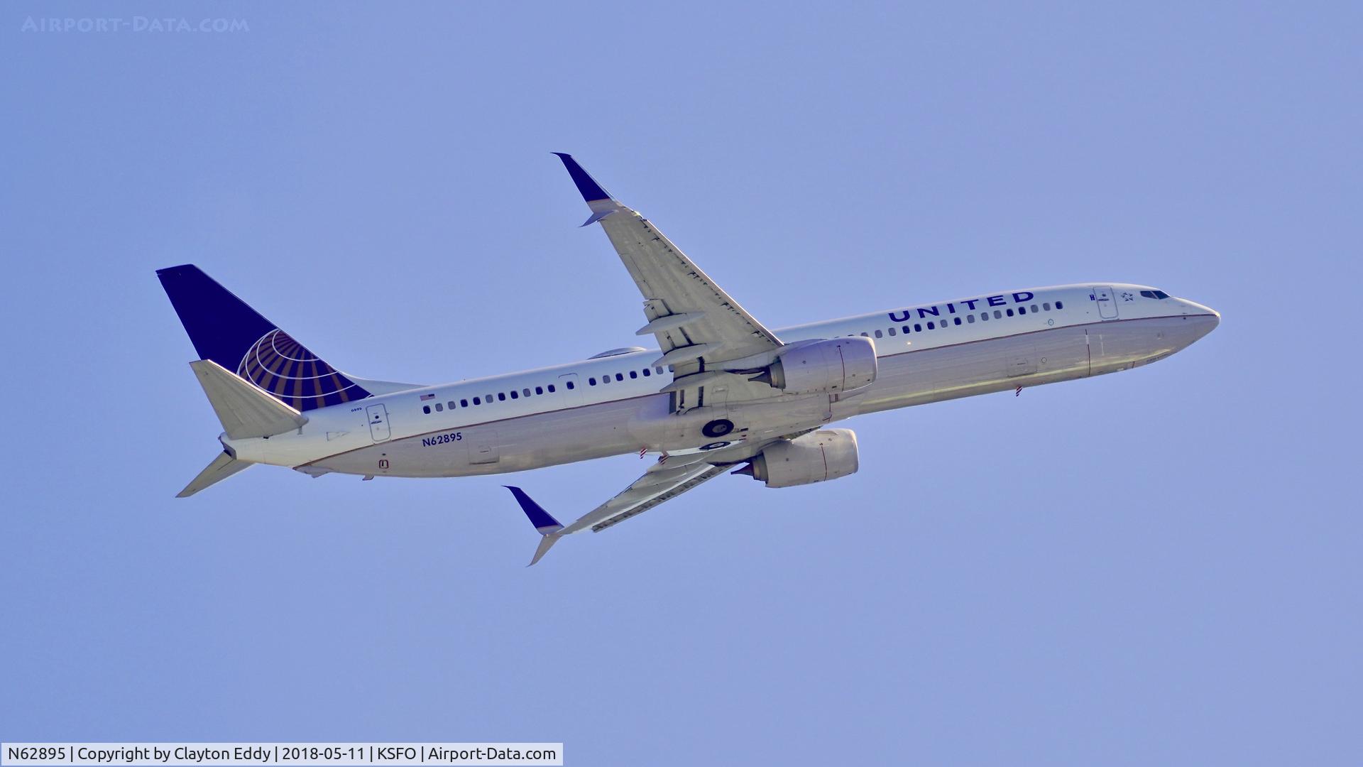 N62895, 2016 Boeing 737-924/ER C/N 62769, SFO 2018.