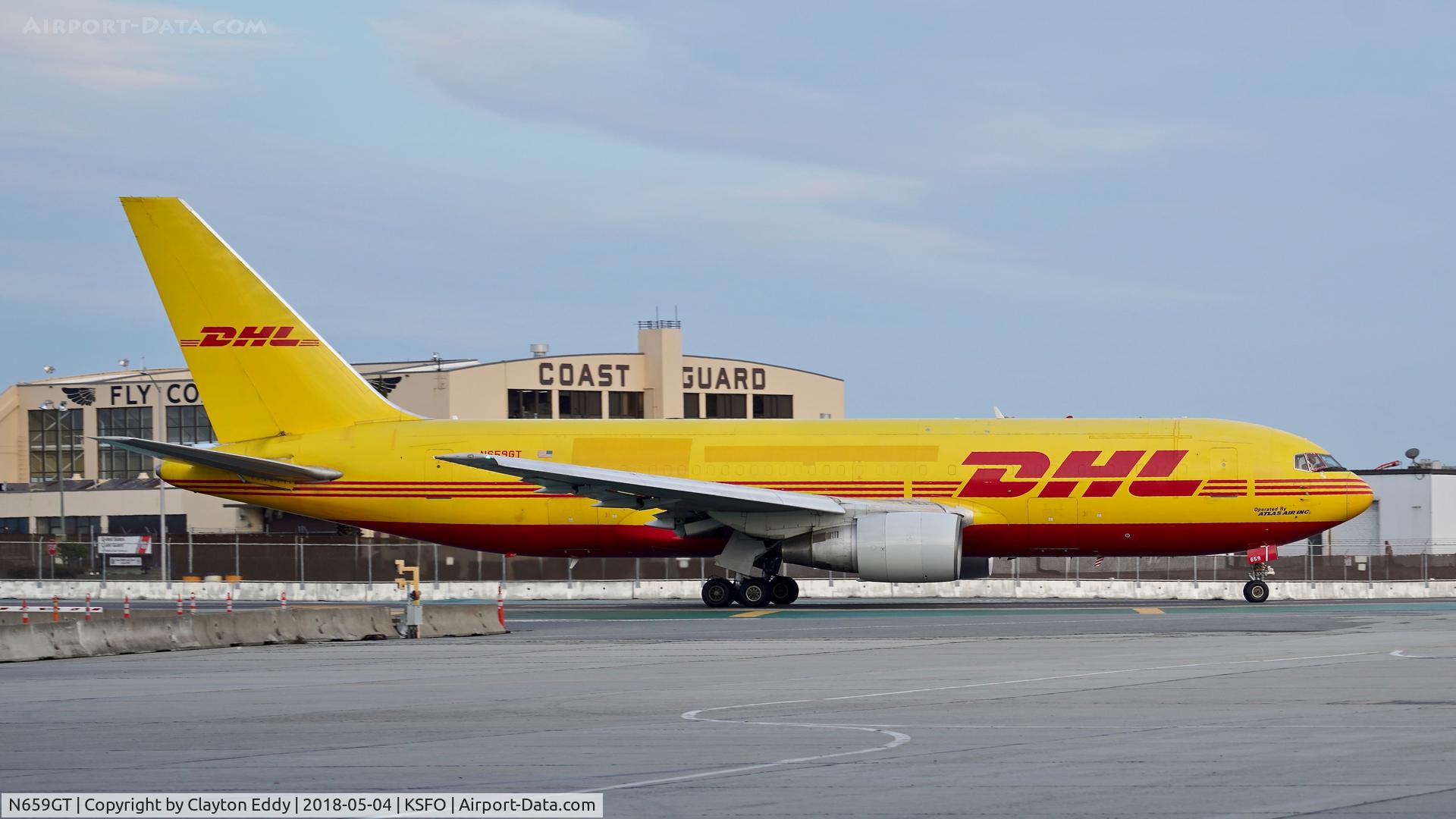 N659GT, 1984 Boeing 767-281 C/N 23140, SFO 2018.